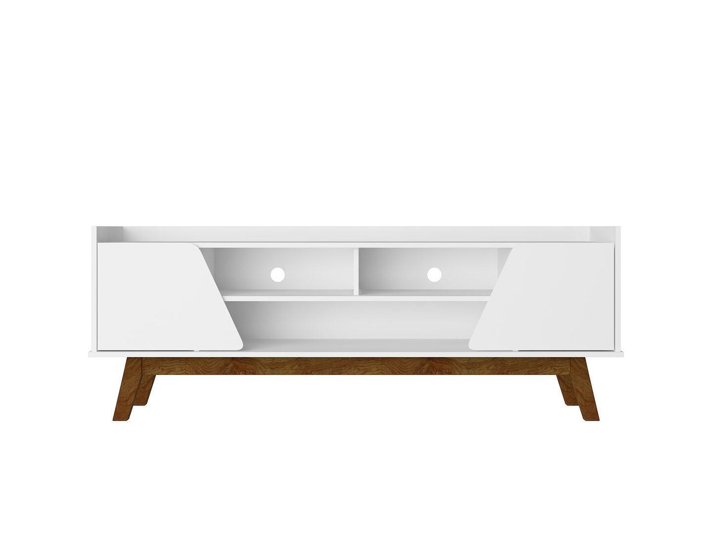Manhattan Comfort Marcus 63" TV Stand, White, large