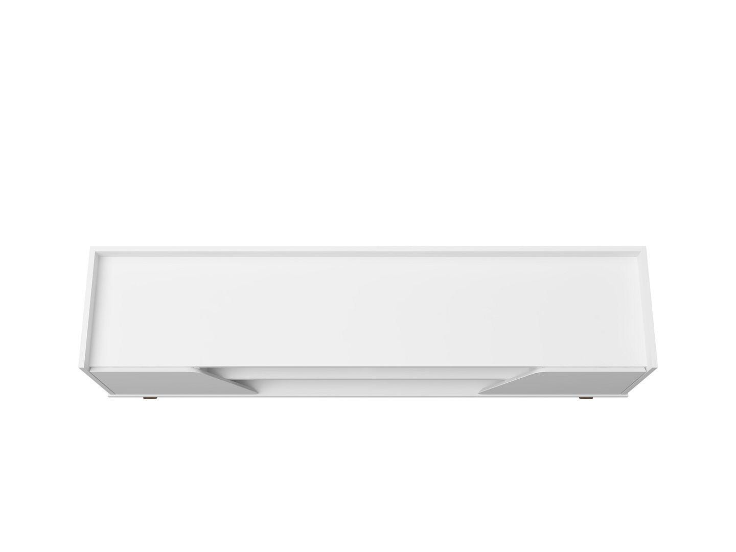 Manhattan Comfort Marcus 63" TV Stand, White, large