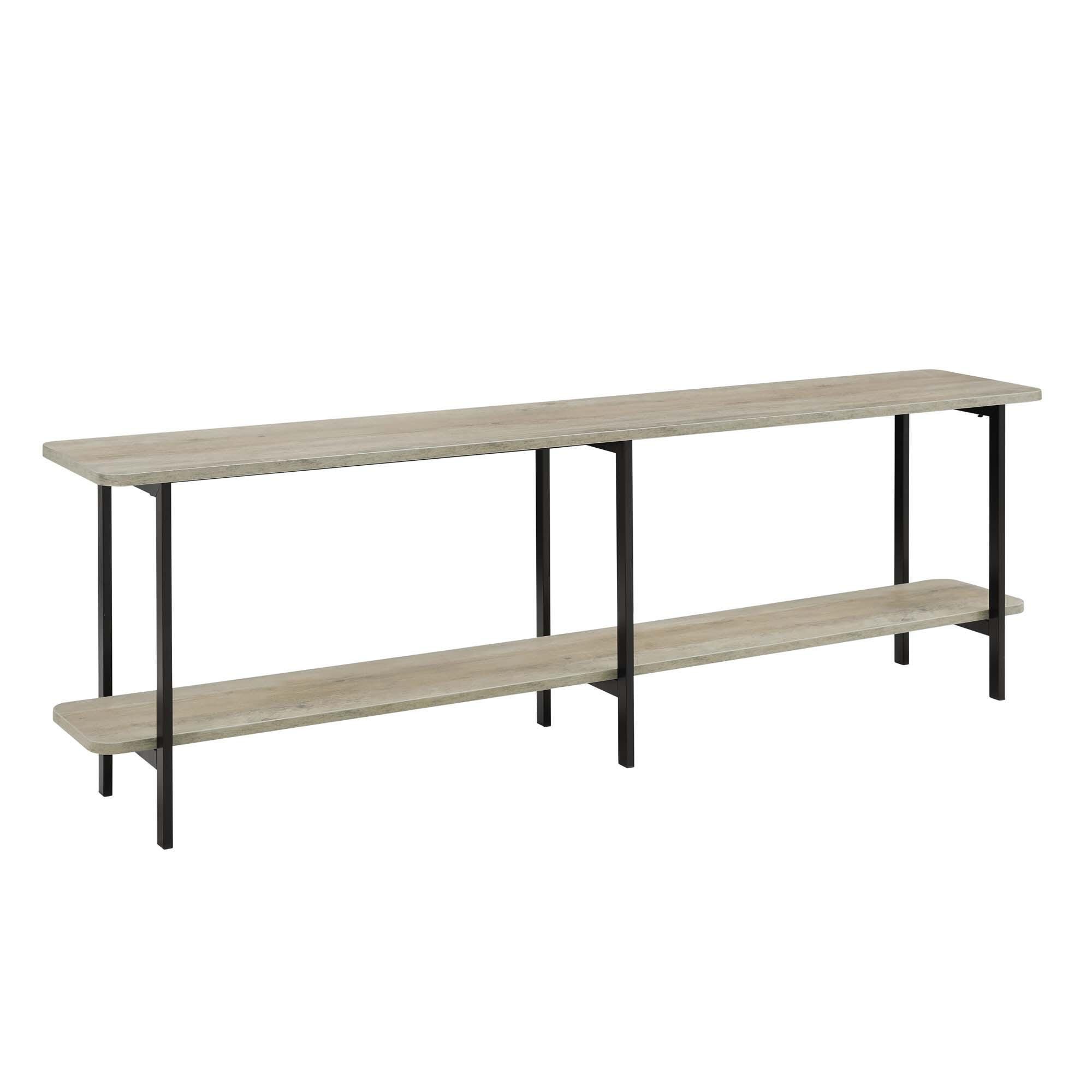 Manhattan Comfort Celine Console Table, Rustic Gray, large