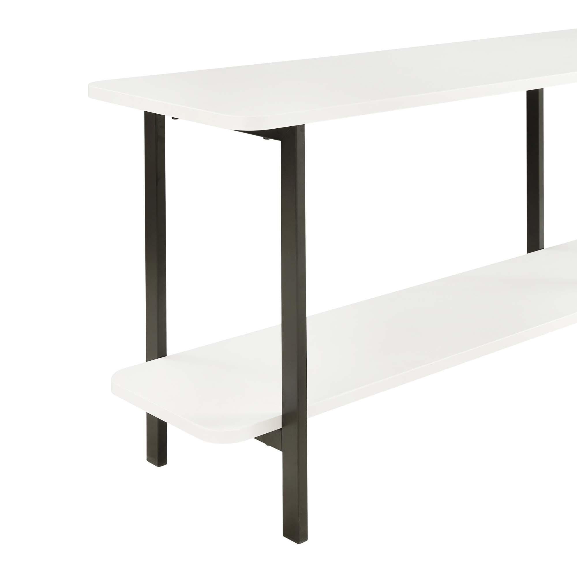 Manhattan Comfort Celine Console Table, White, large