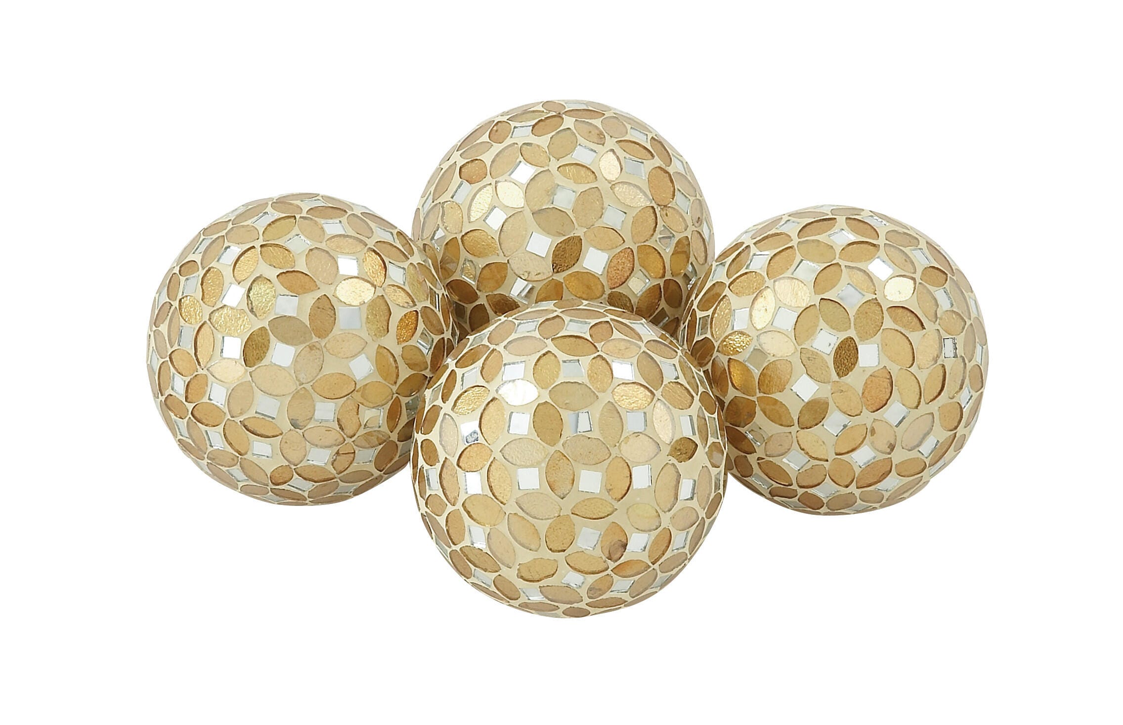 Bayberry Lane Vase Filler Set of 3, Gold, large