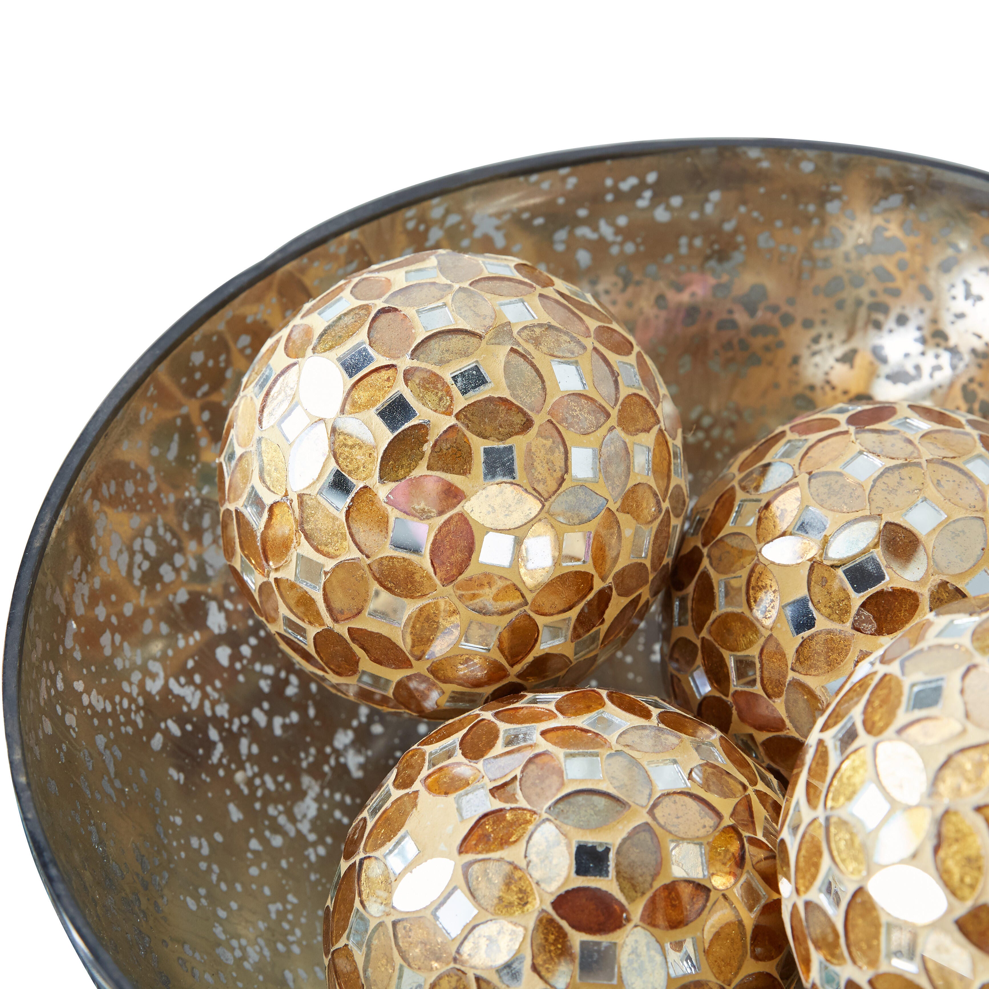 Bayberry Lane Vase Filler Set of 3, Gold, large