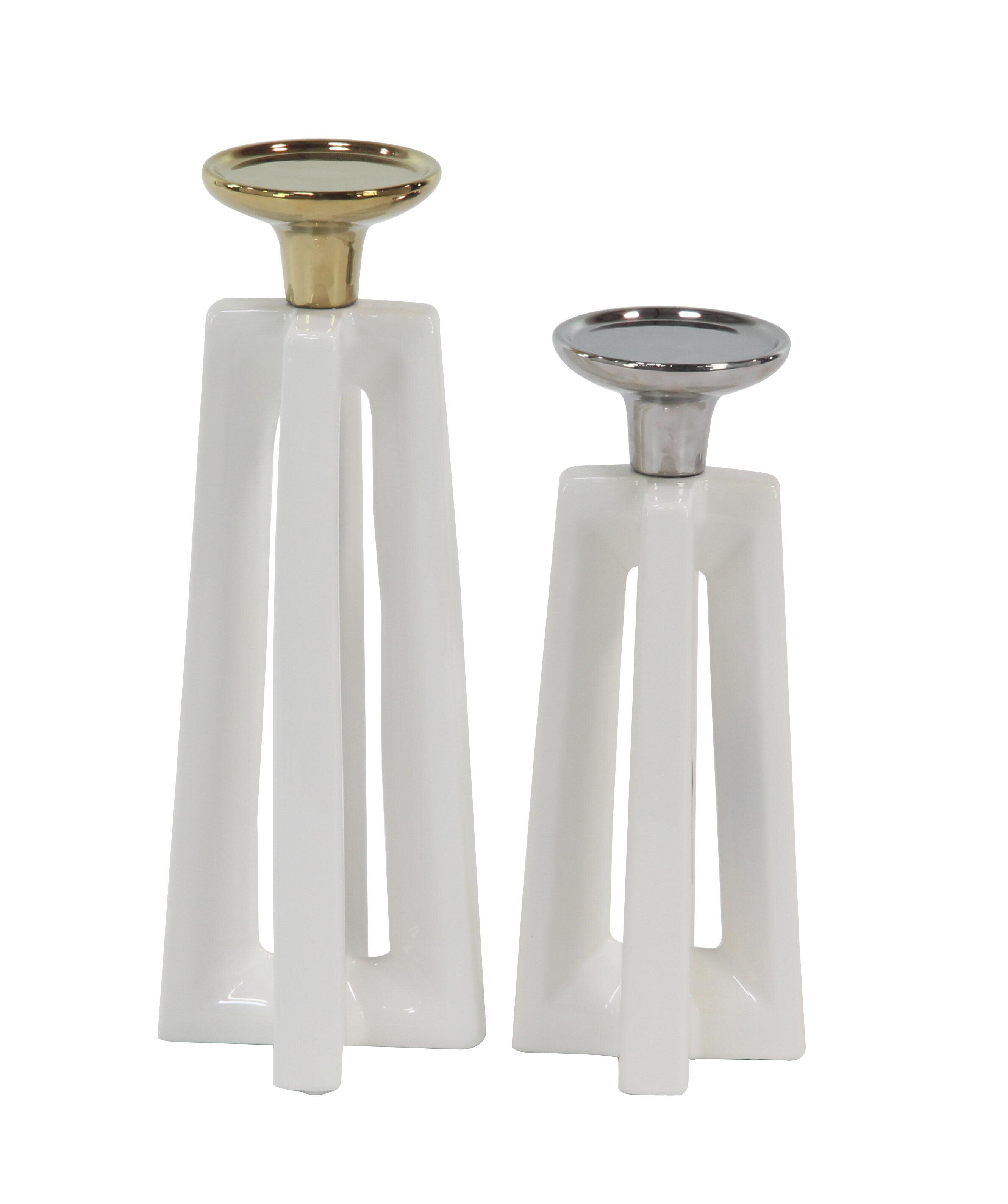 CosmoLiving by Cosmopolitan Candle Holder (Set Of 2), , large