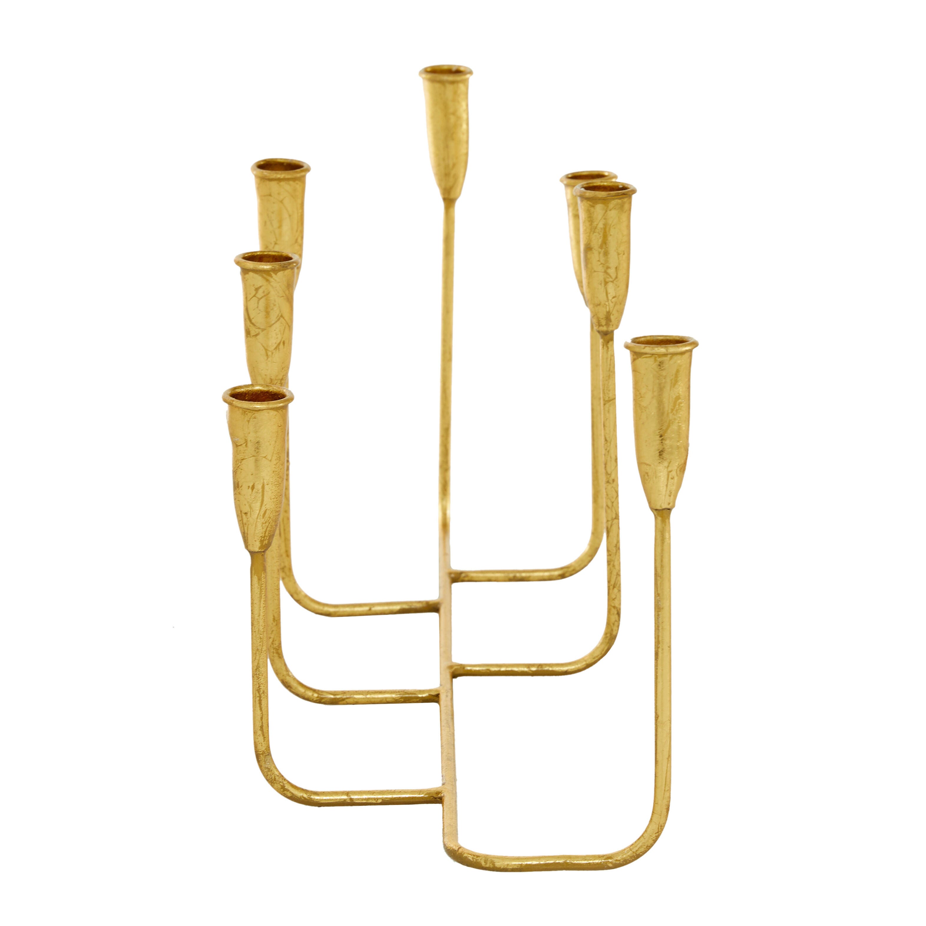 CosmoLiving by Cosmopolitan 7 Candle Candelabra, , large