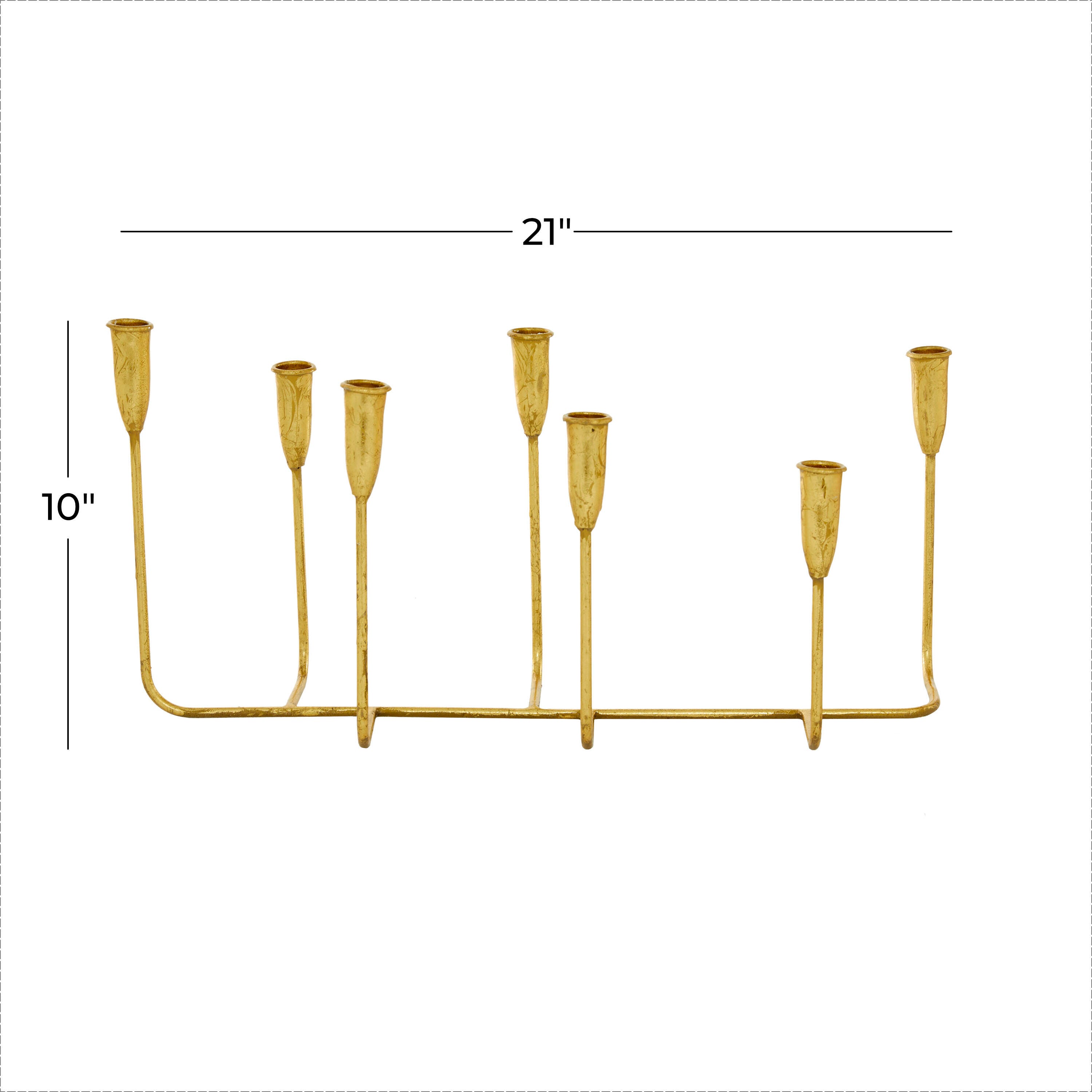 CosmoLiving by Cosmopolitan 7 Candle Candelabra, , large