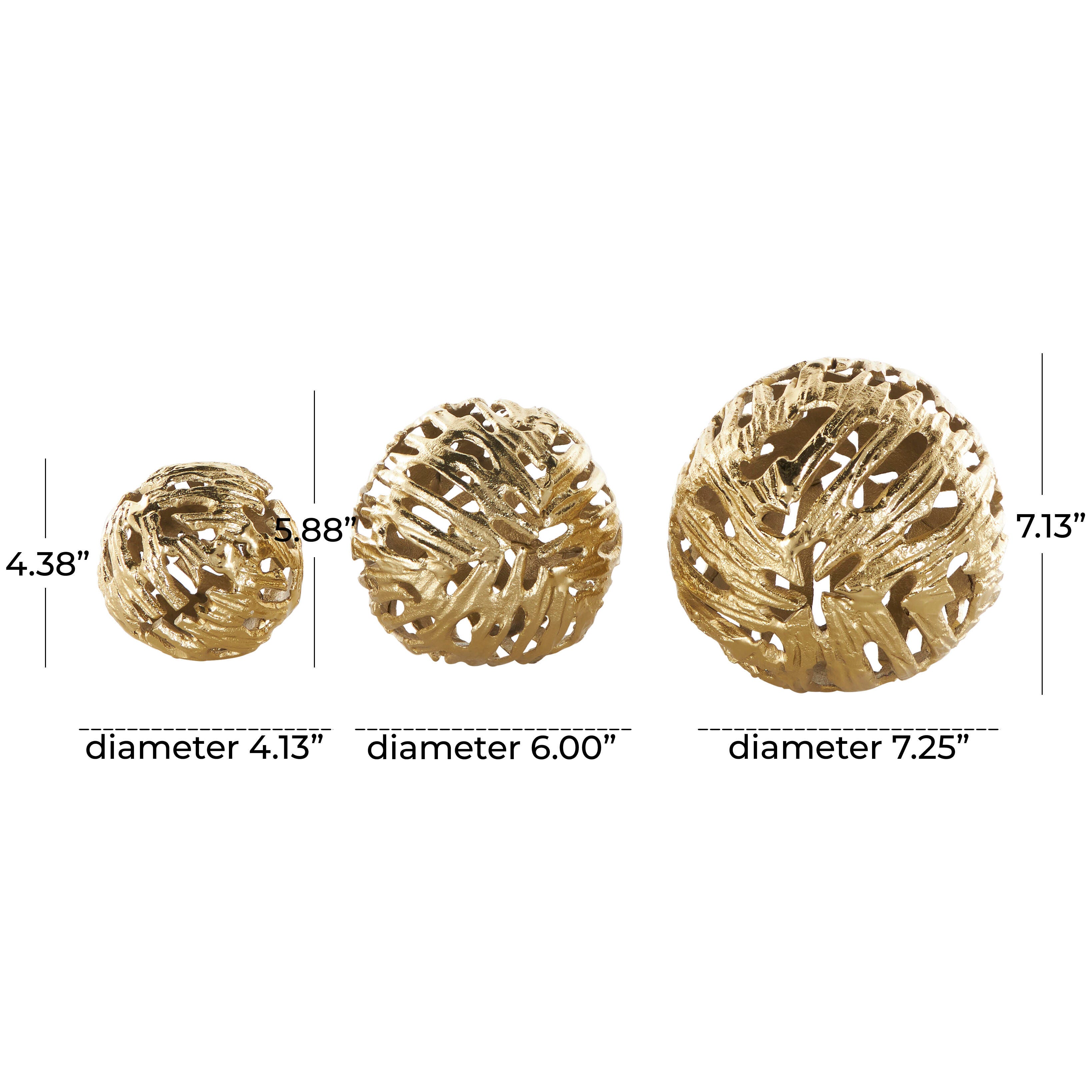 Bayberry Lane Cutout Orbs Set of 3, , large