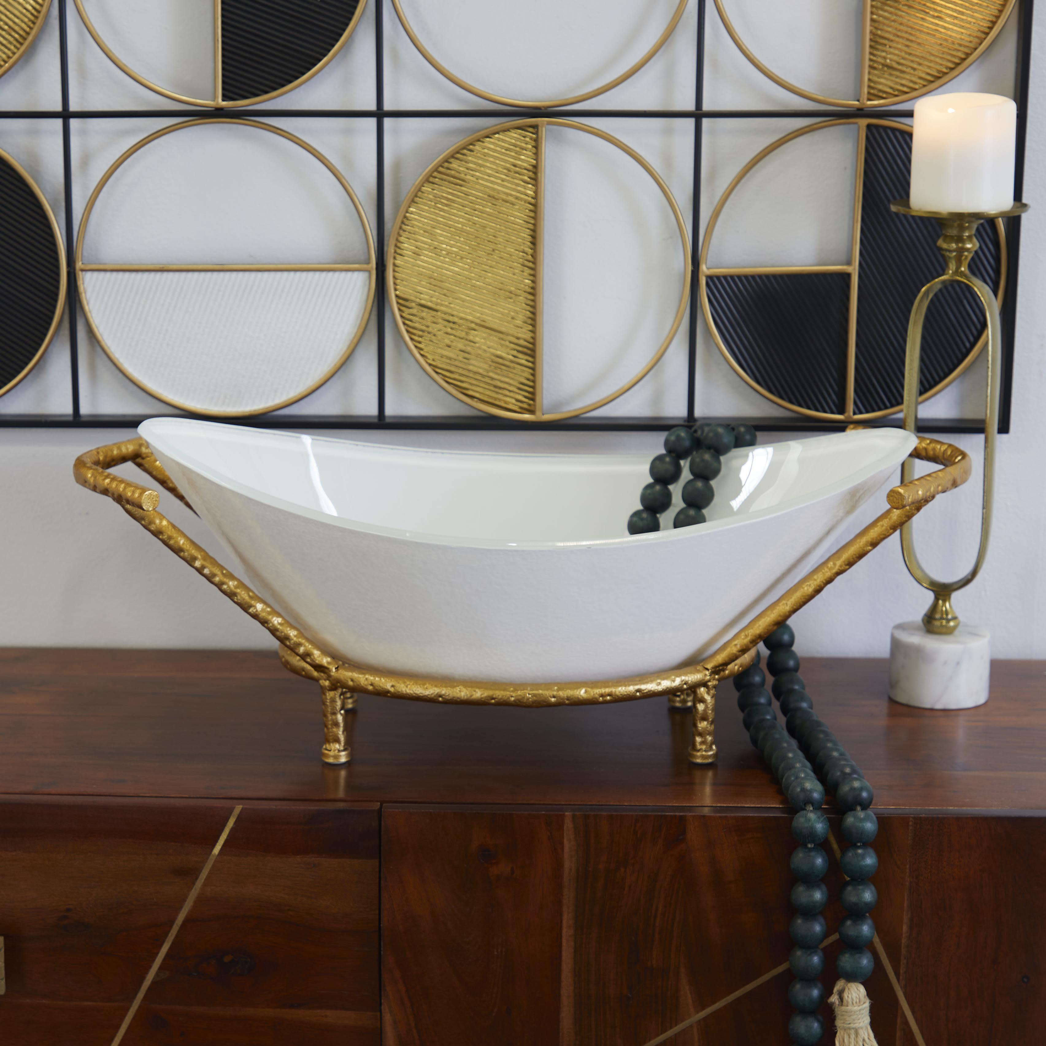 CosmoLiving by Cosmopolitan Serving Bowl, , rollover