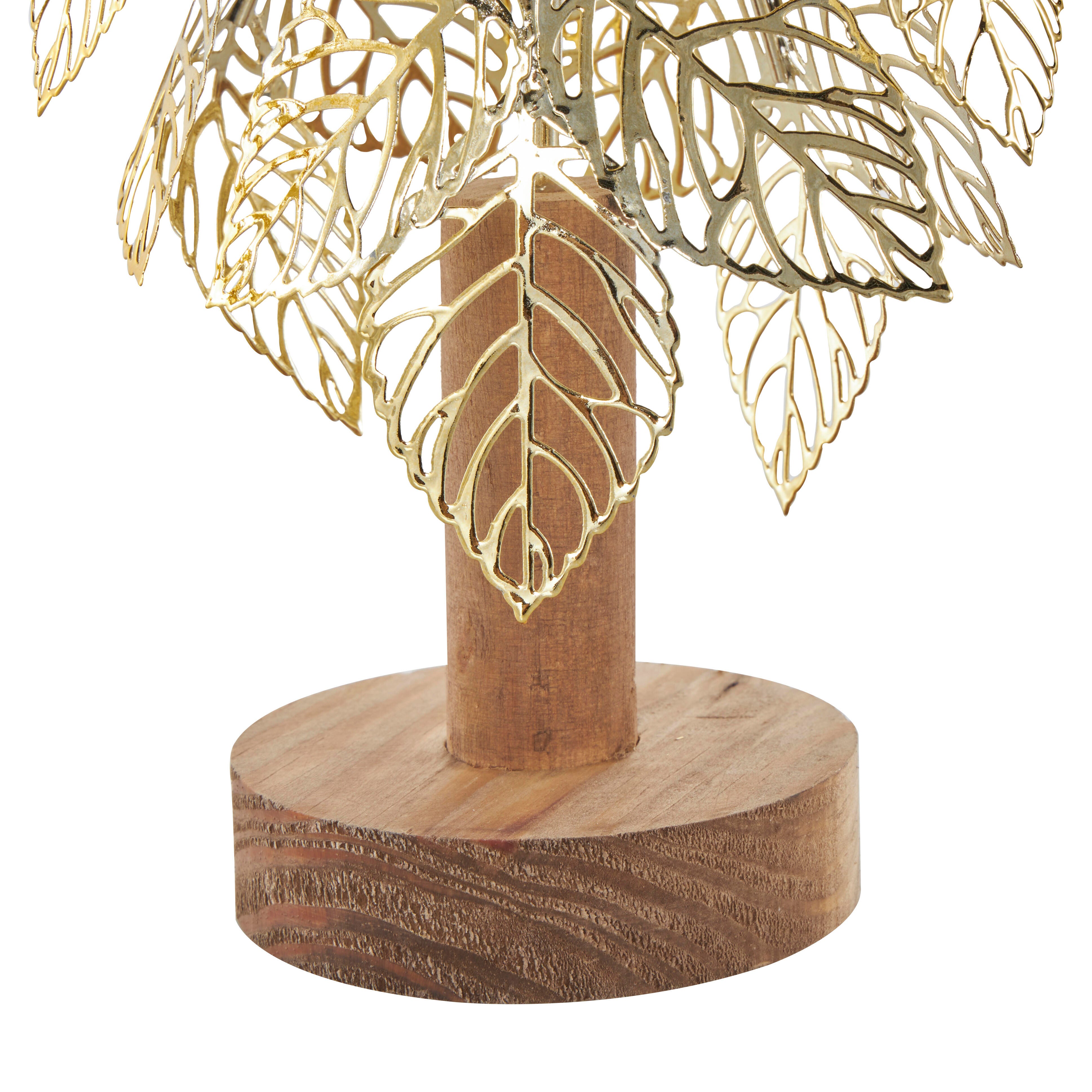 Bayberry Lane Cutout Leaf Christmas Sculpture Set of 3, , large