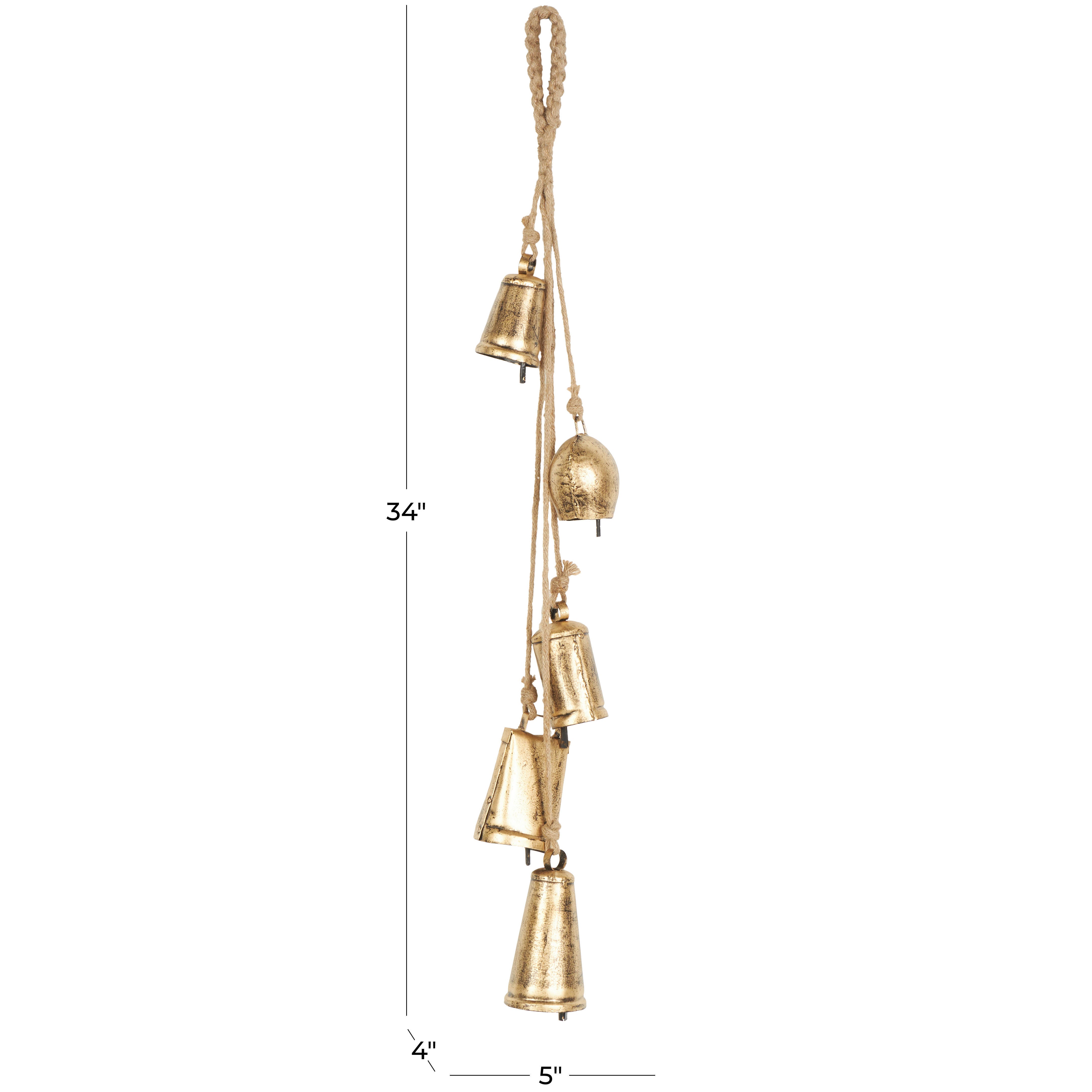 Bayberry Lane Cascading Cluster Bells with Rope, , large