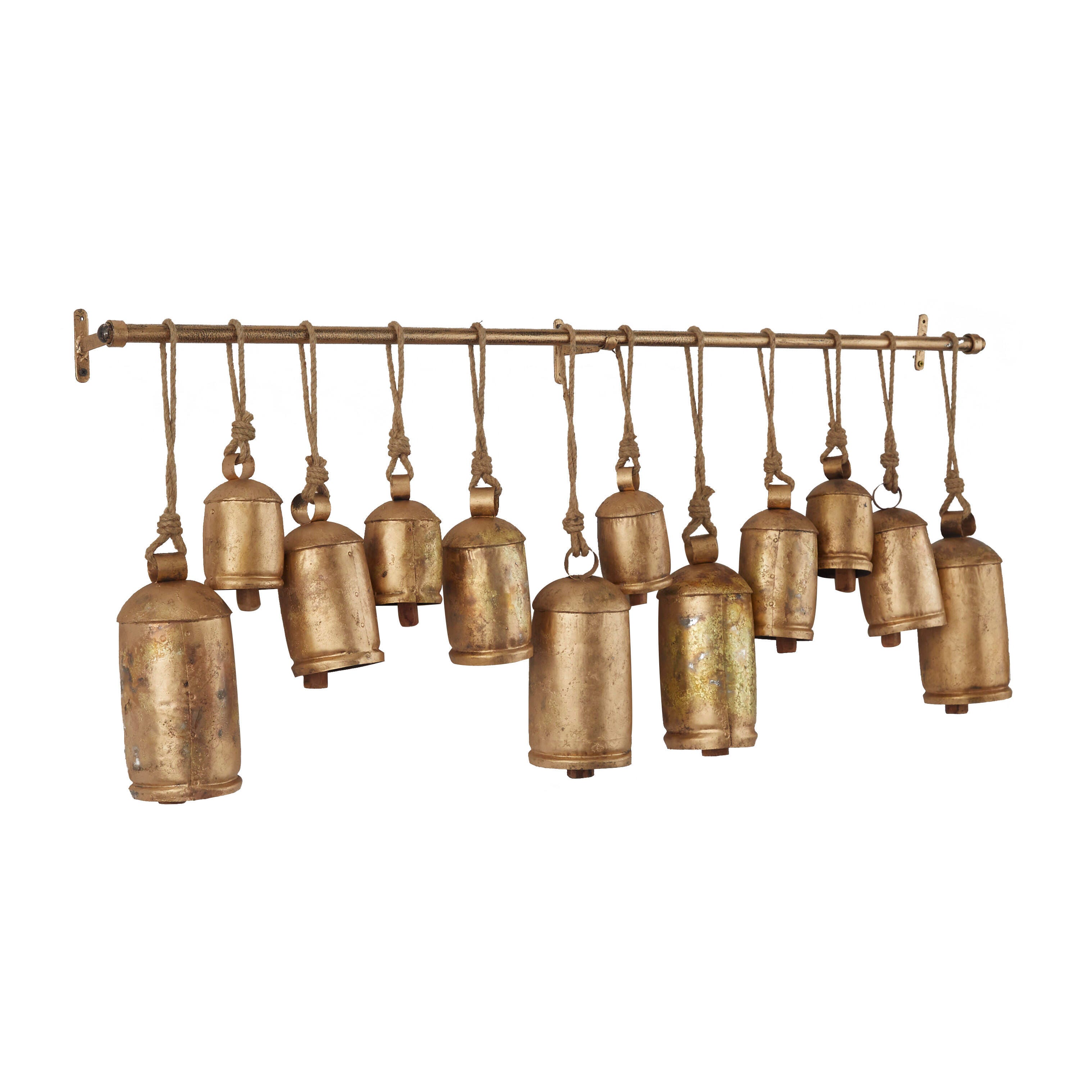 Bayberry Lane Cow Bells with 12 Bells and Rod, , large