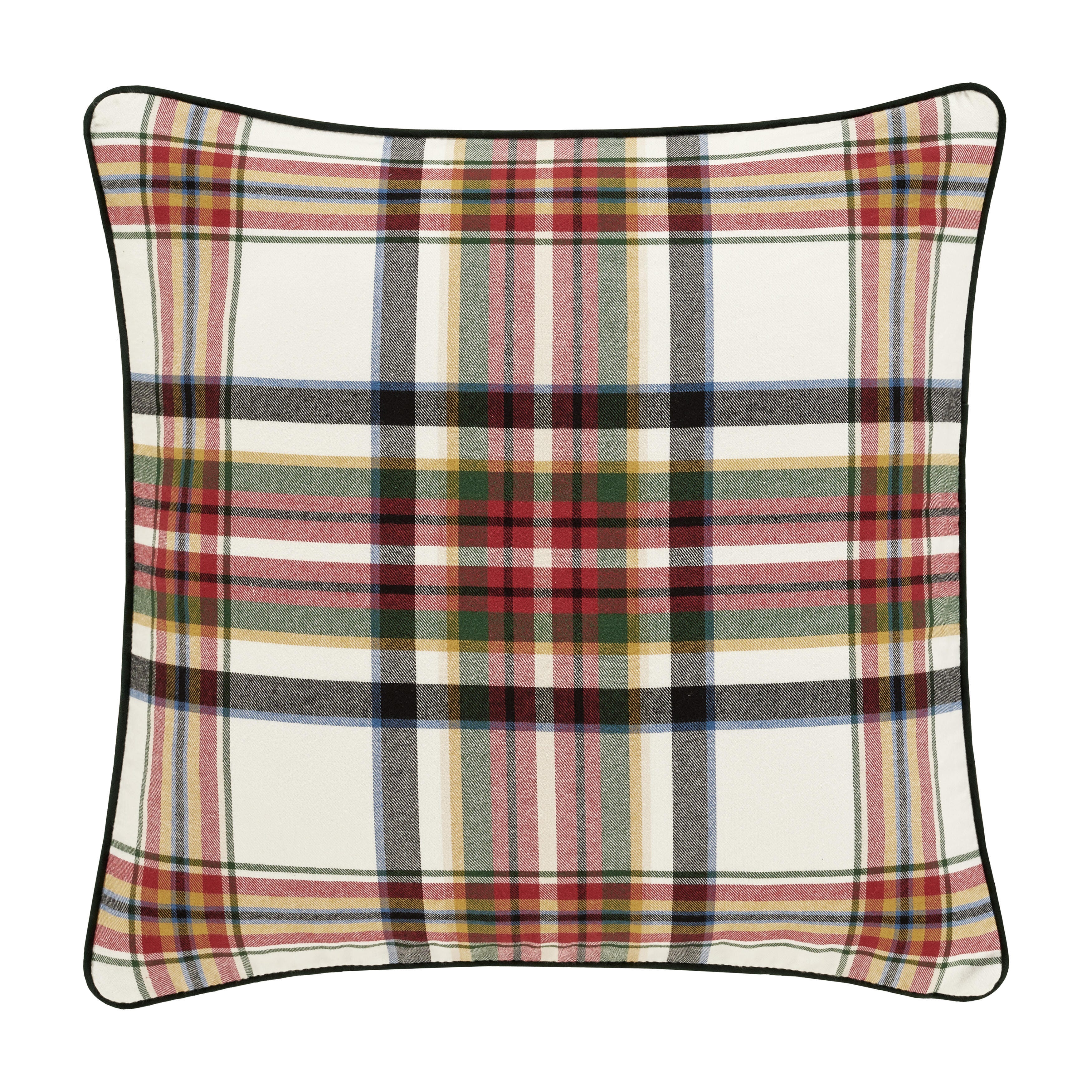 J. Queen New York Christopher Plaid Euro Sham, , large