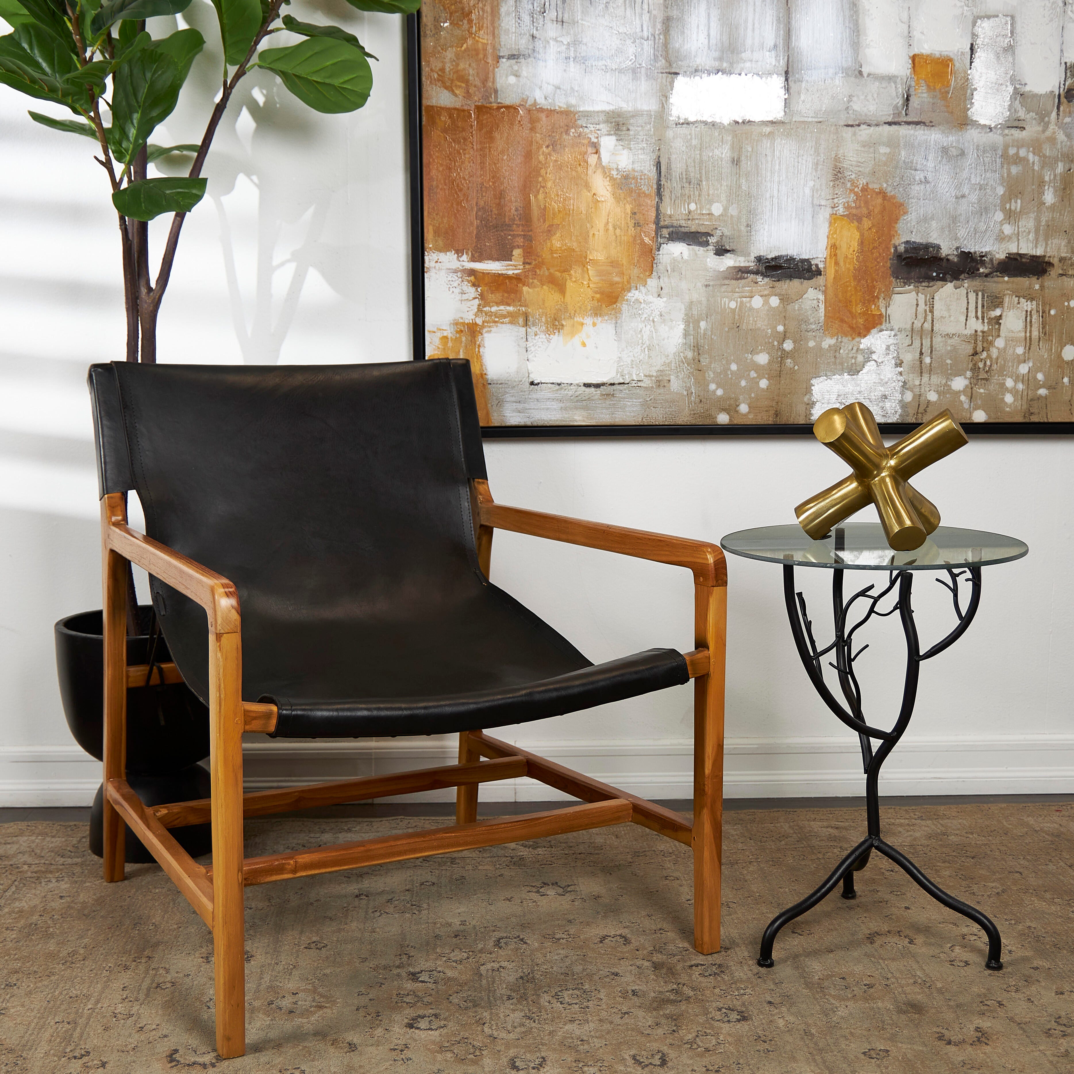 Bayberry Lane Branch Accent Table, Black, rollover