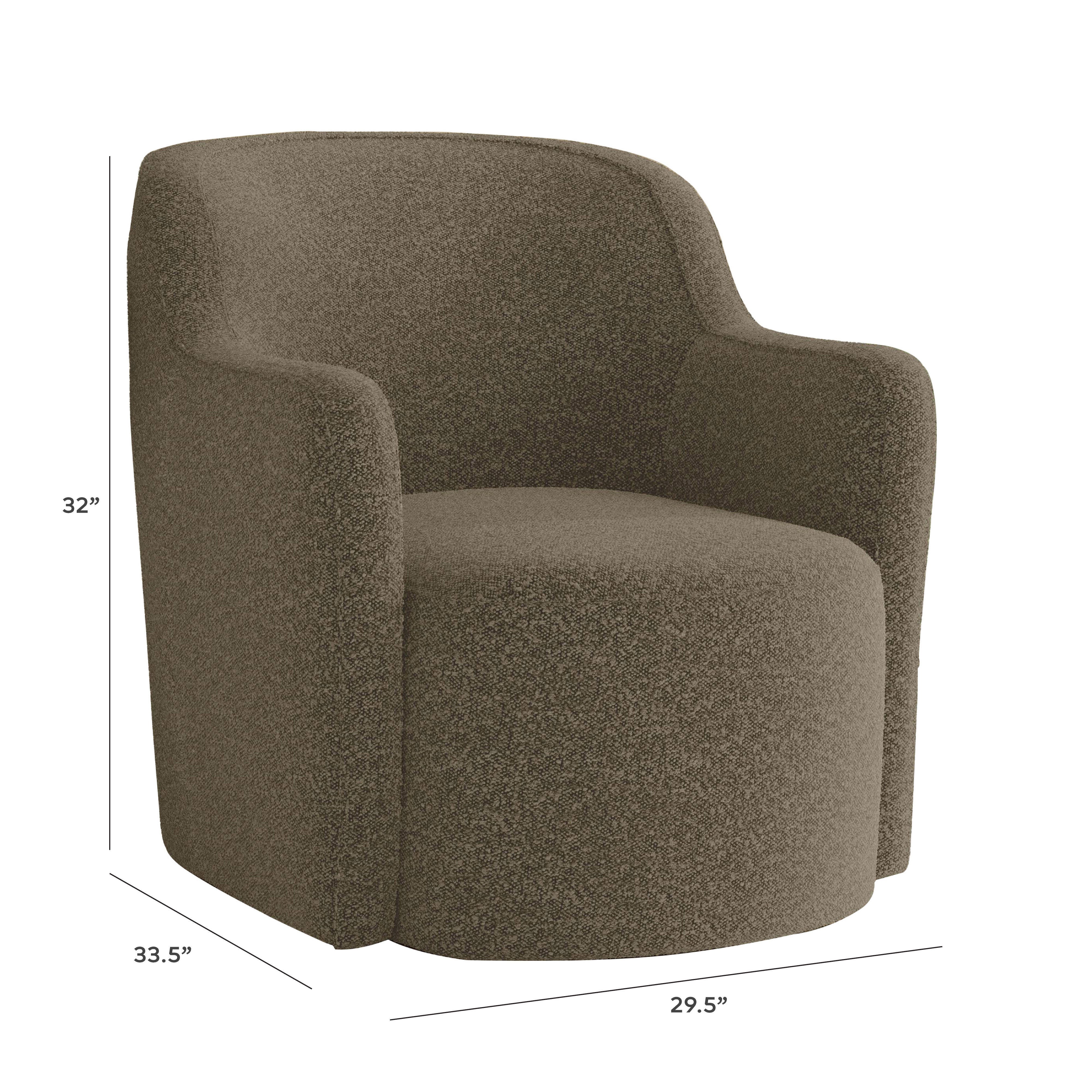 HomePop Swivel Accent Chair, , large