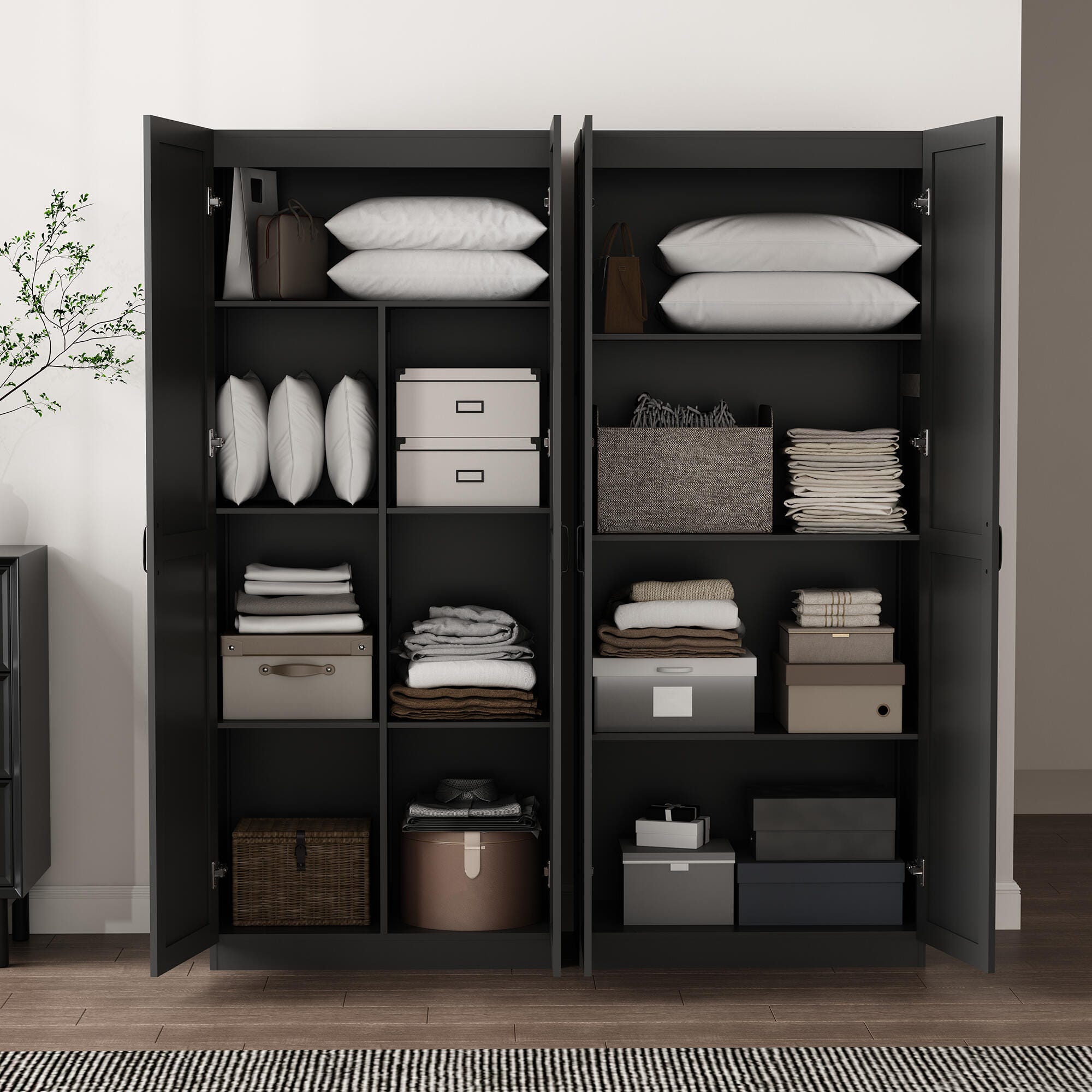 K's closet Manhattan Comfort Cornelia Storage Closet Set 59