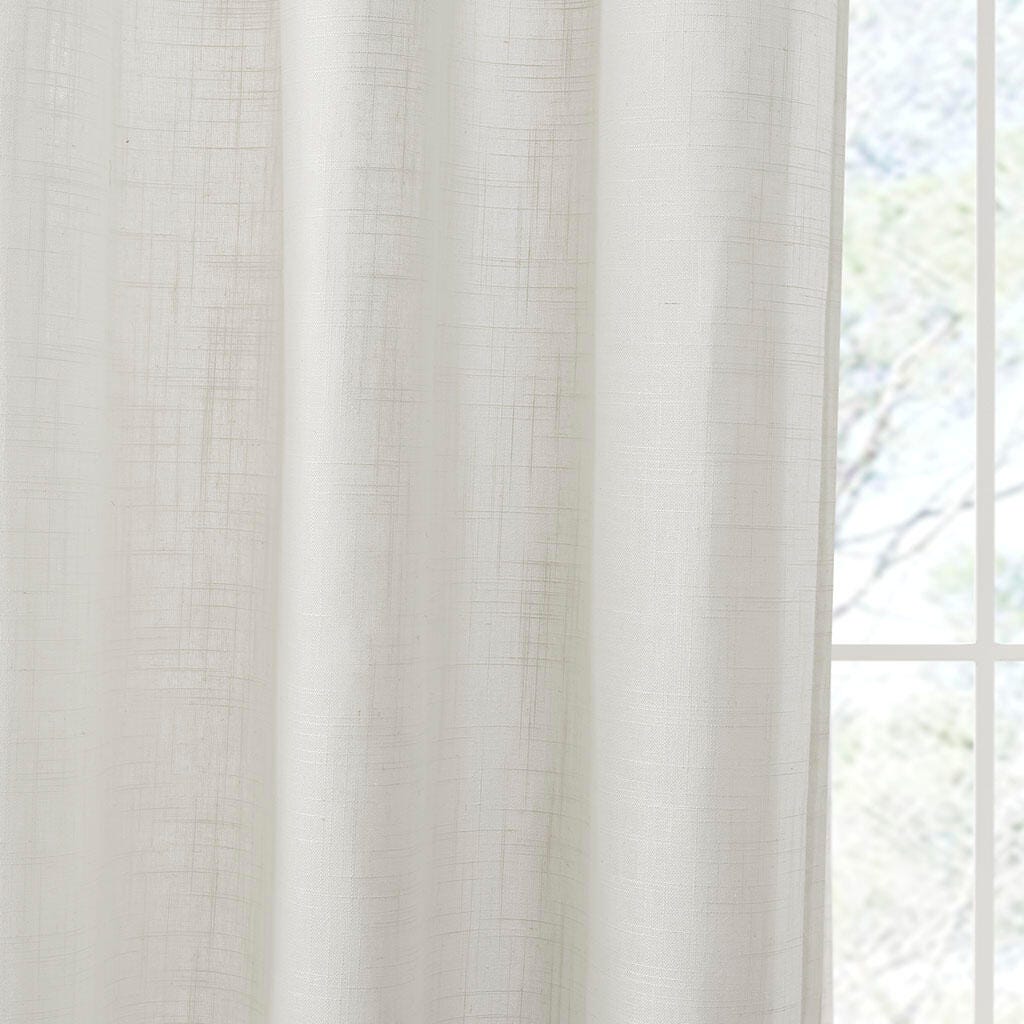 Kyler Curtain (Set of 2), White, large