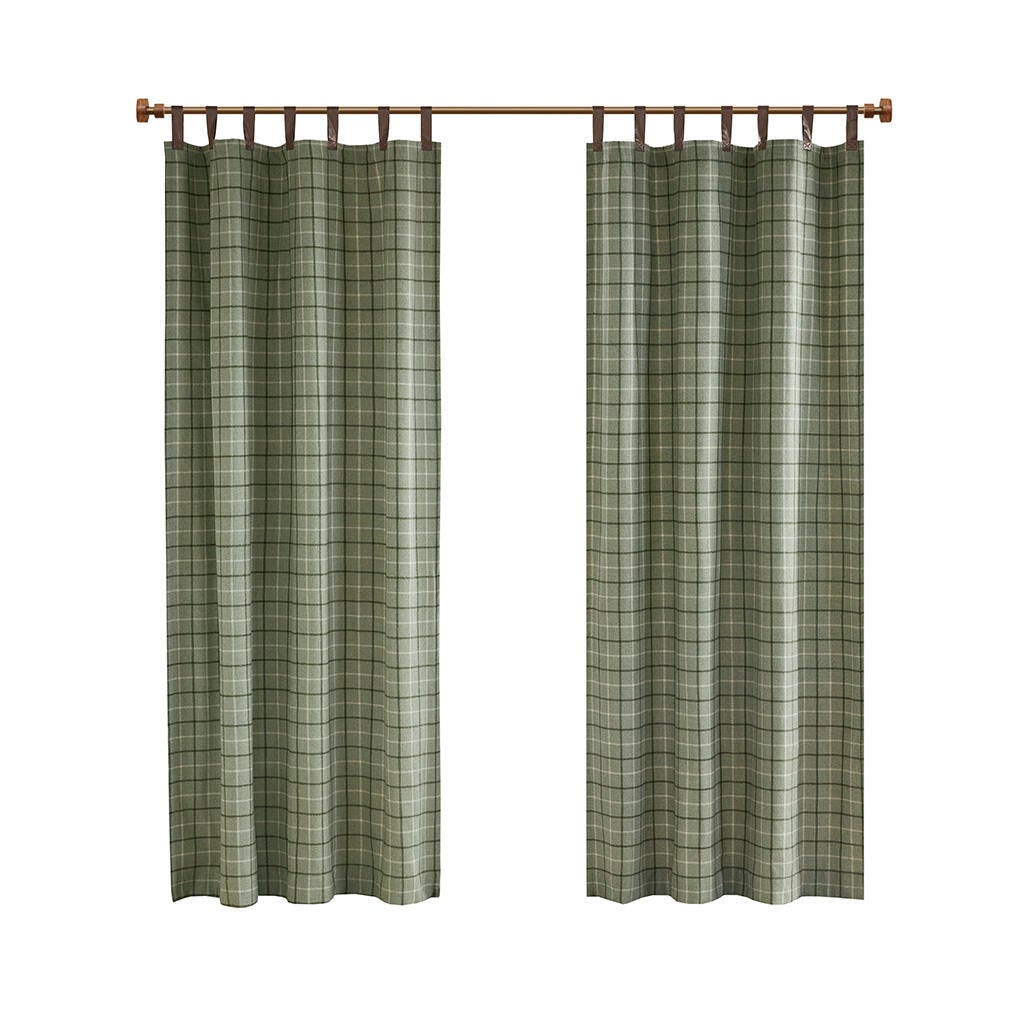 Anaheim Curtain Panel, Green, large