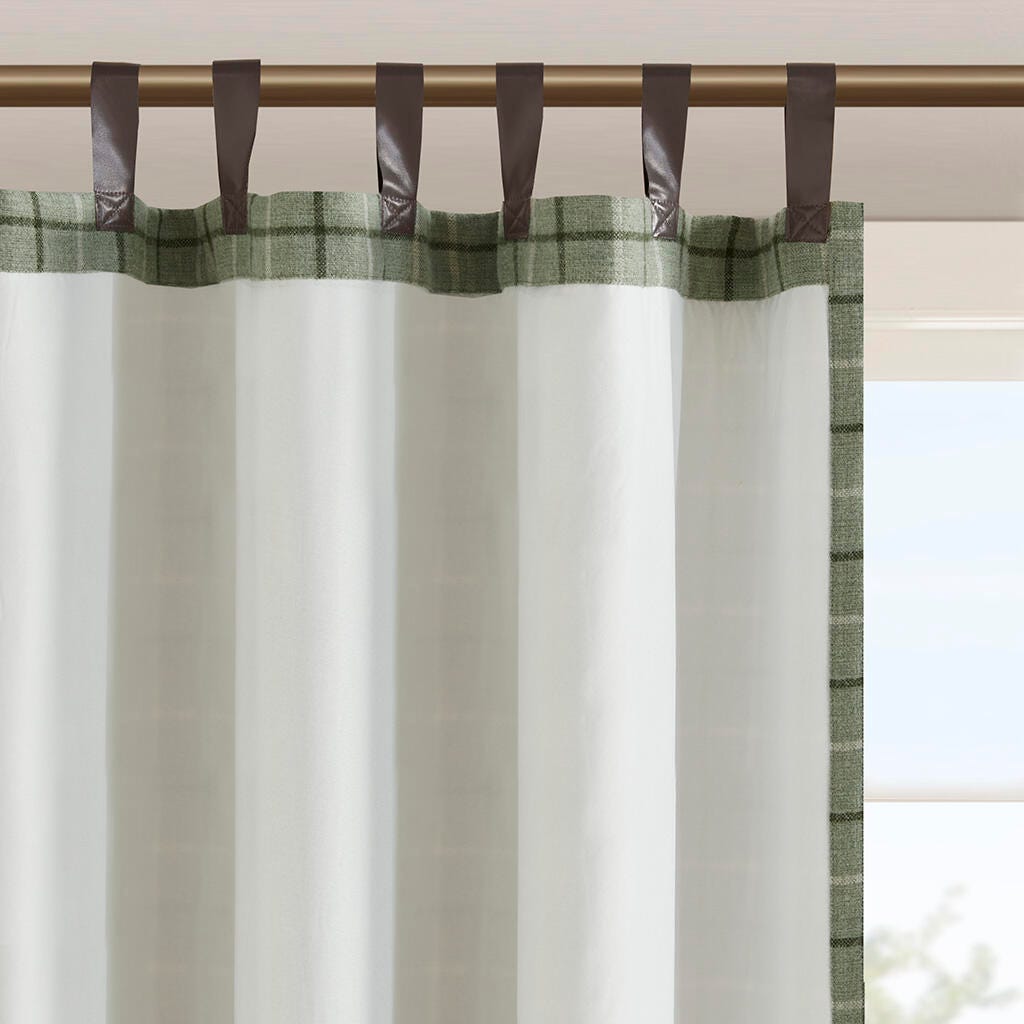 Anaheim Curtain Panel, Green, large