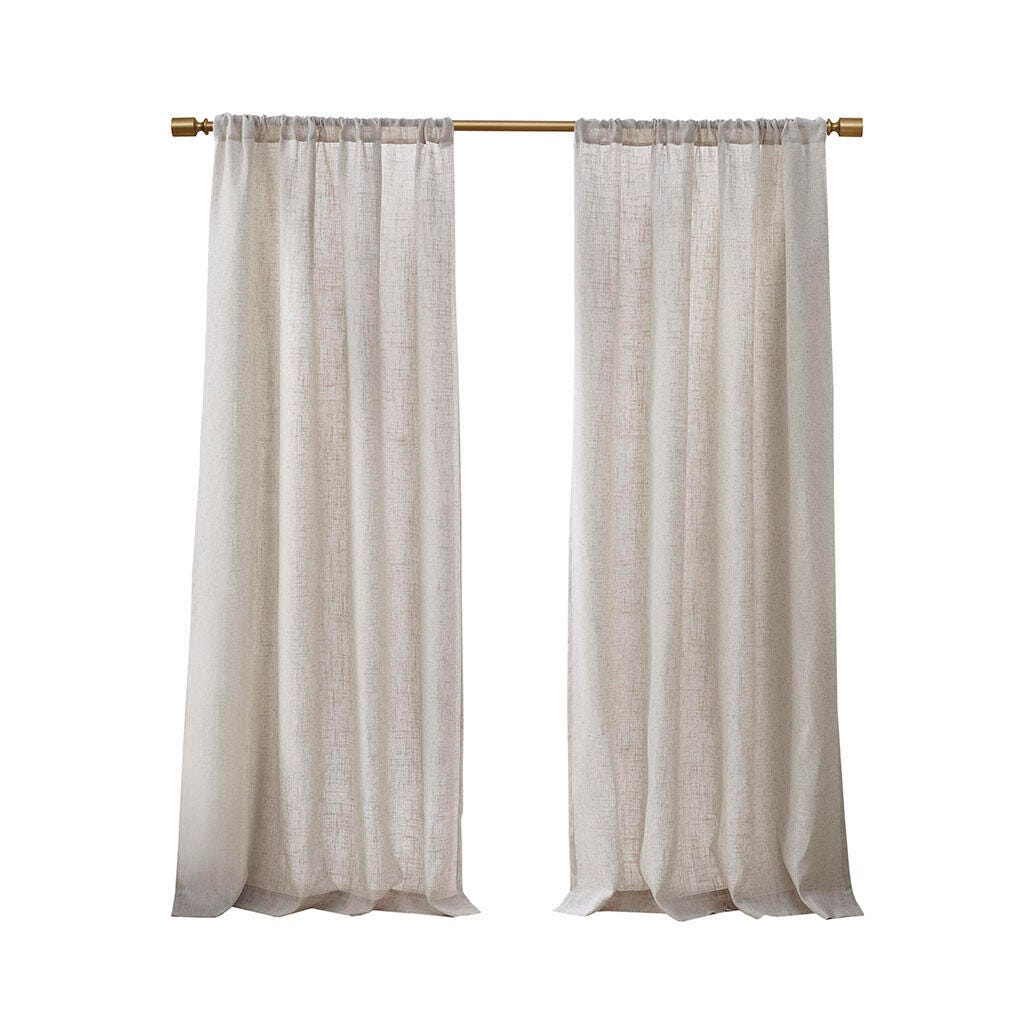 Kyler Curtain (Set of 2), Natural, large