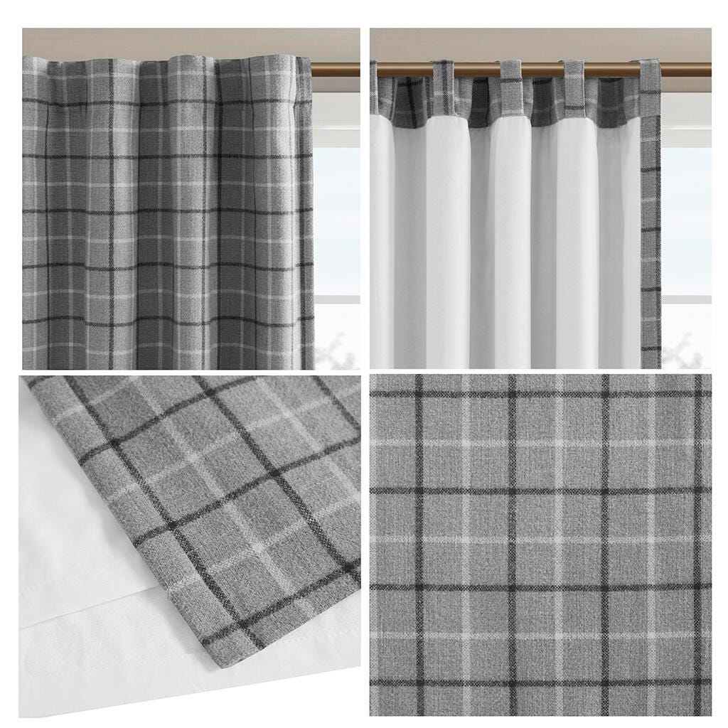 Anaheim Curtain Panel, Gray, large