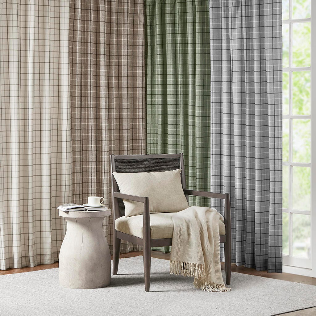Anaheim Curtain Panel, Gray, large