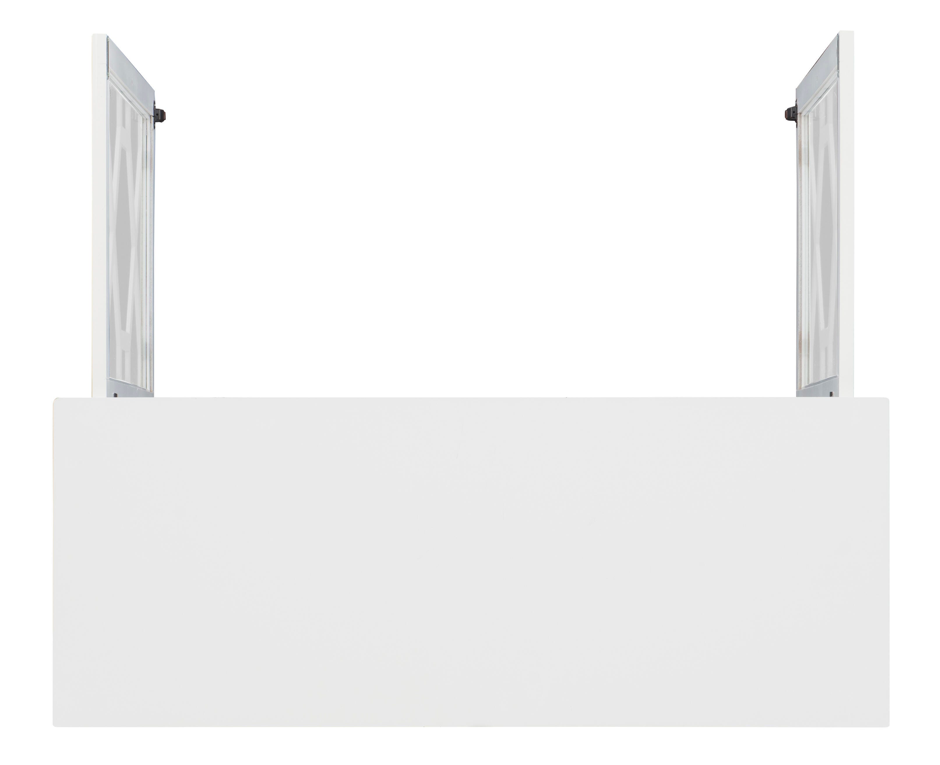 Linon Kedrick Large Cabinet, White, large