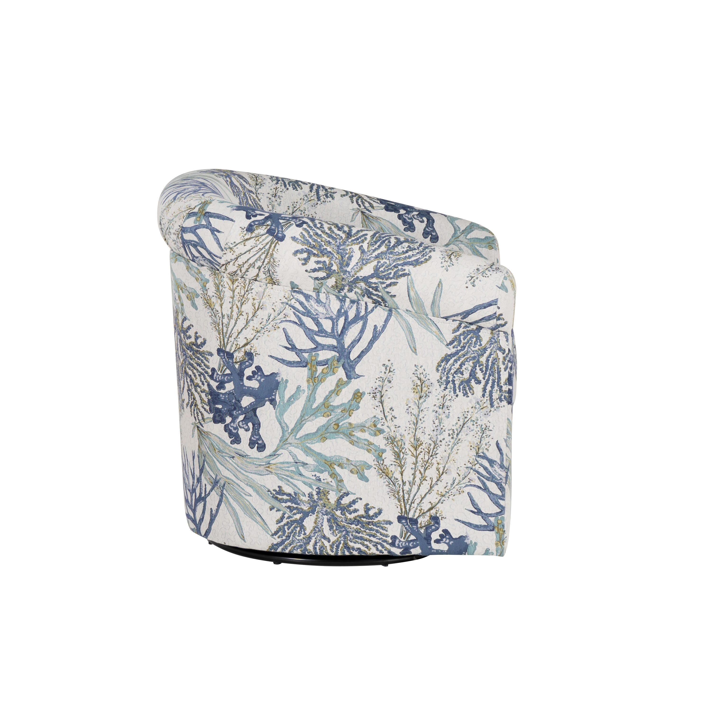 Linon Kaye Chair, Blue Ocean, large