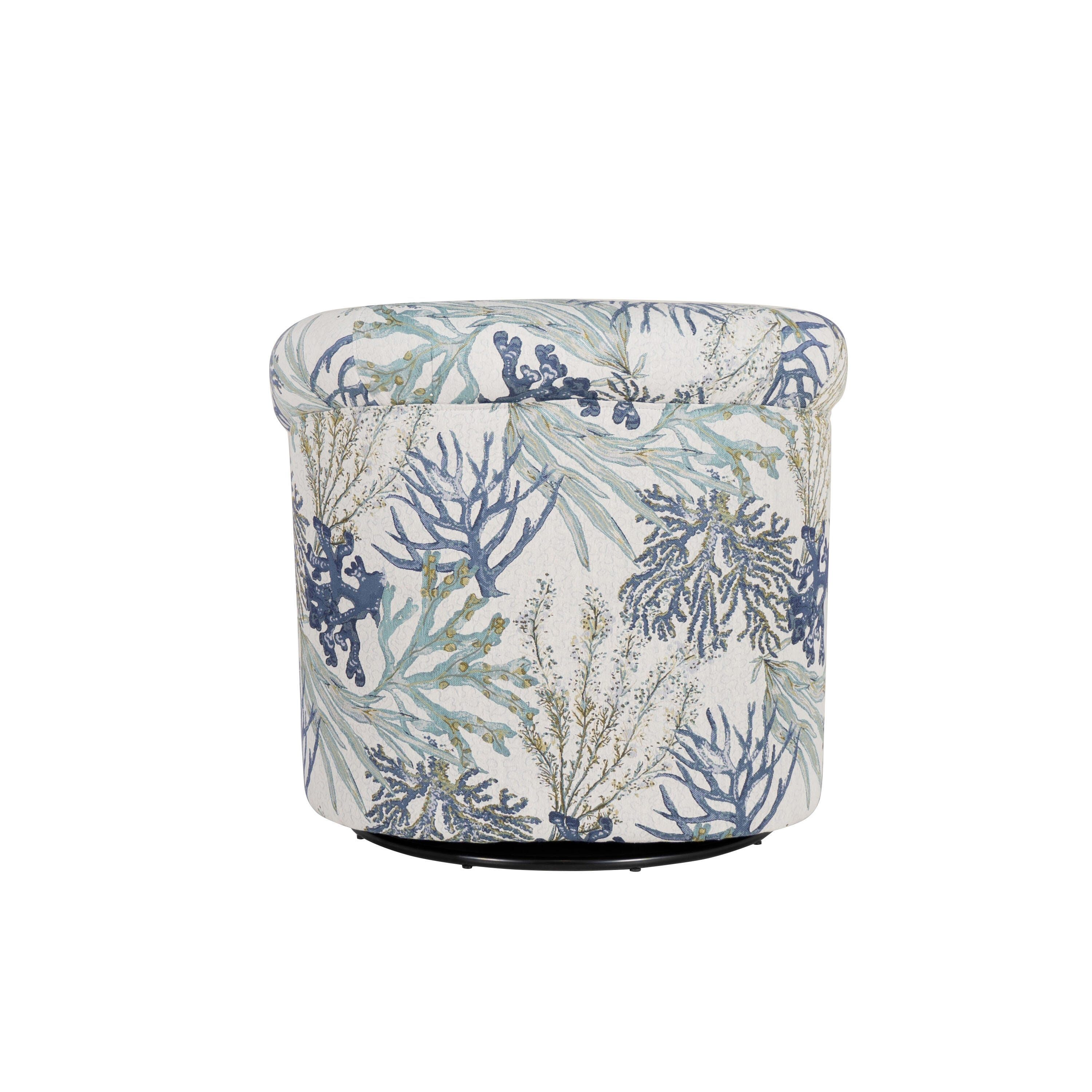 Linon Kaye Chair, Blue Ocean, large