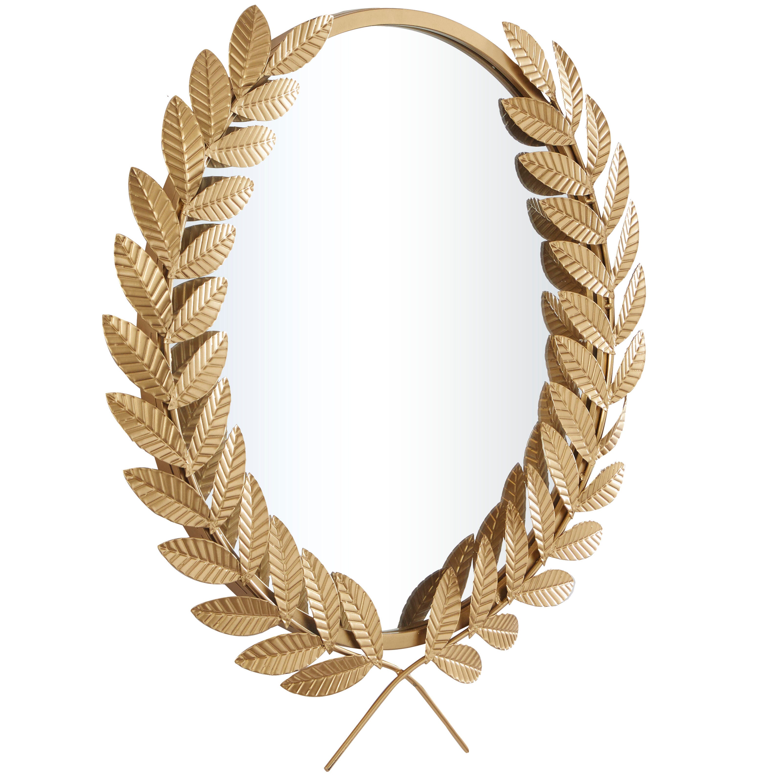 CosmoLiving by Cosmopolitan Leaf Wall Mirror, , large