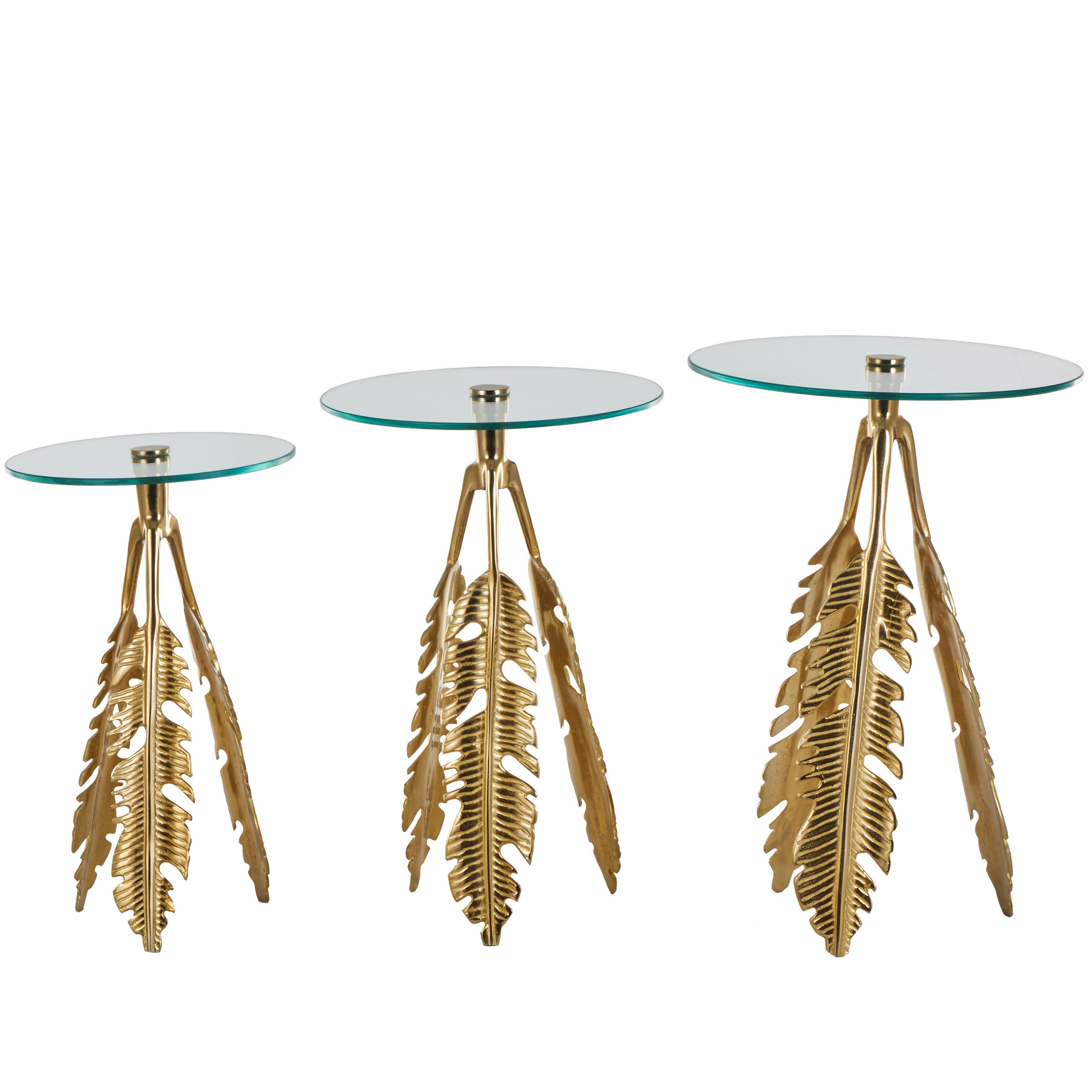 Bayberry Lane Leaf Accent Table, , large