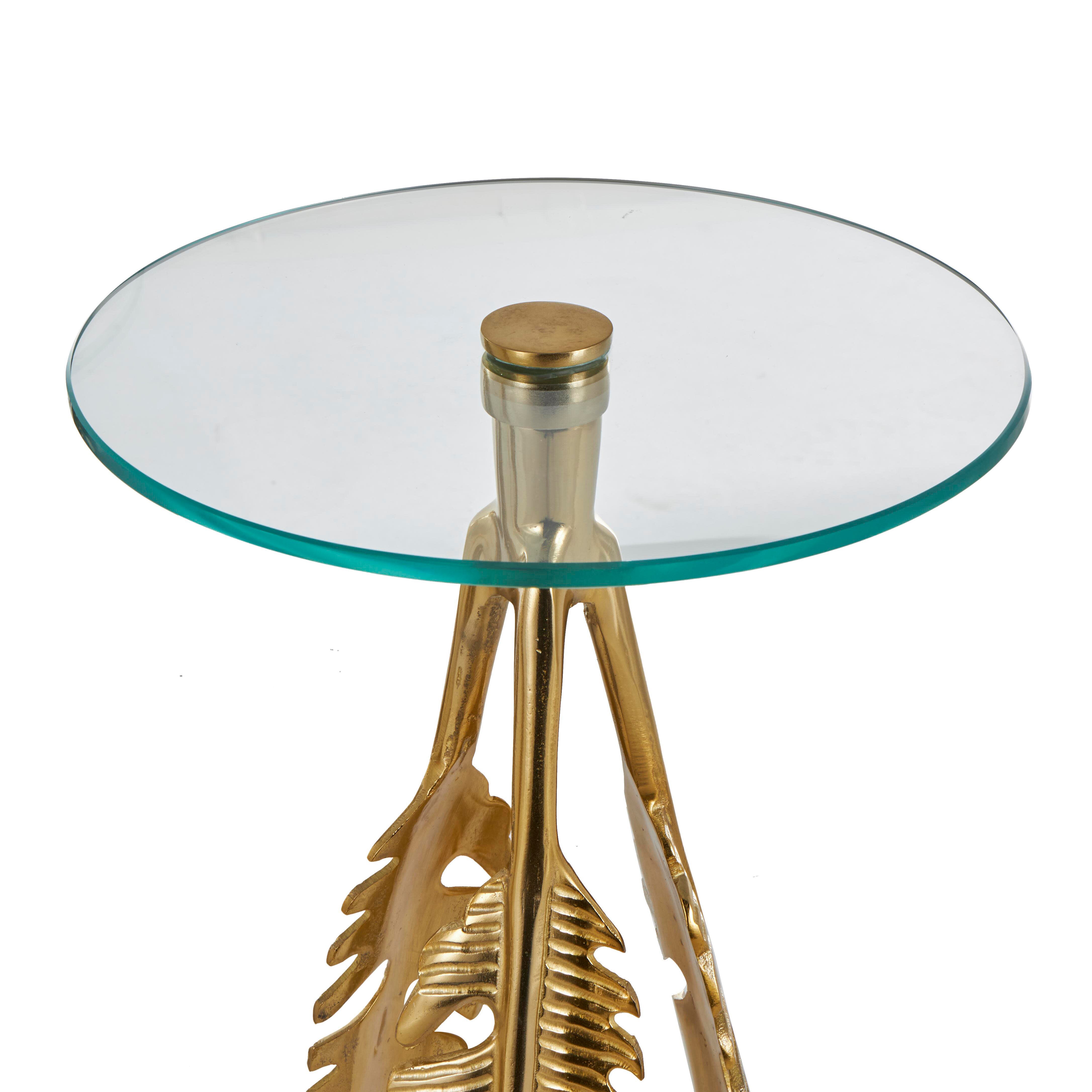Bayberry Lane Leaf Accent Table, , large