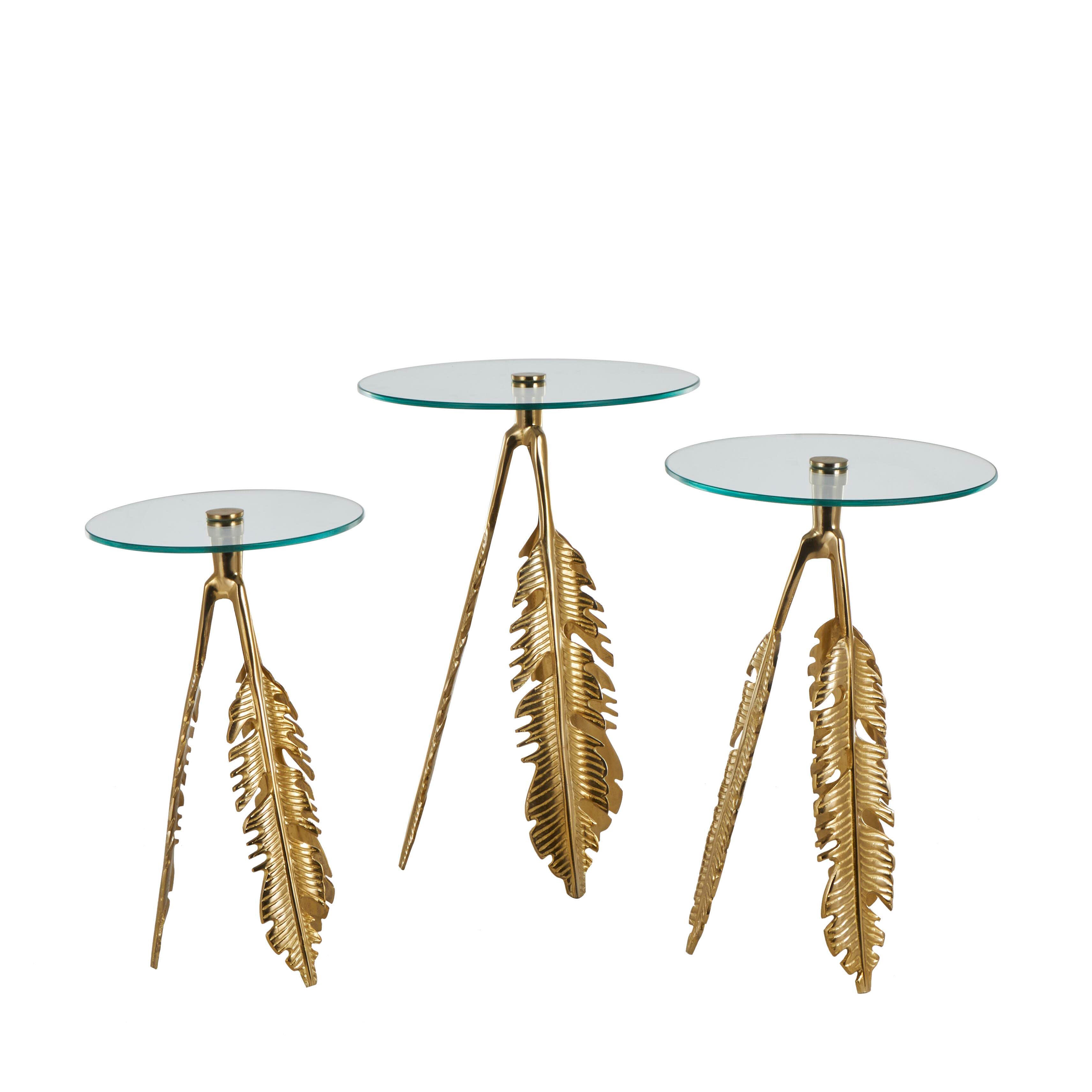 Bayberry Lane Leaf Accent Table, , large