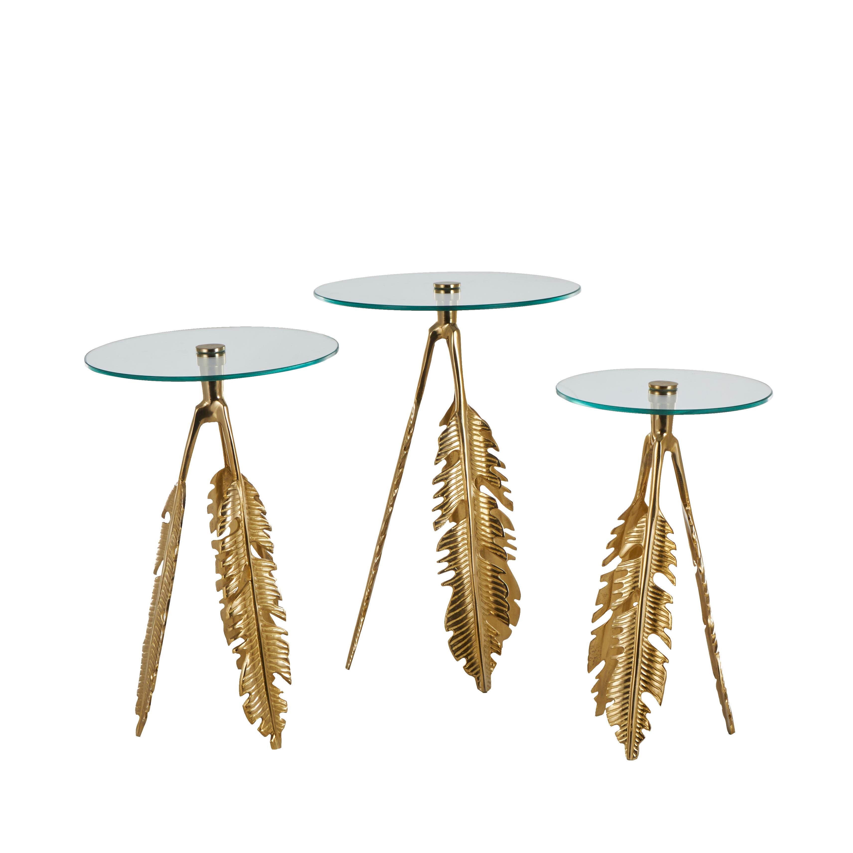 Bayberry Lane Leaf Accent Table, , large