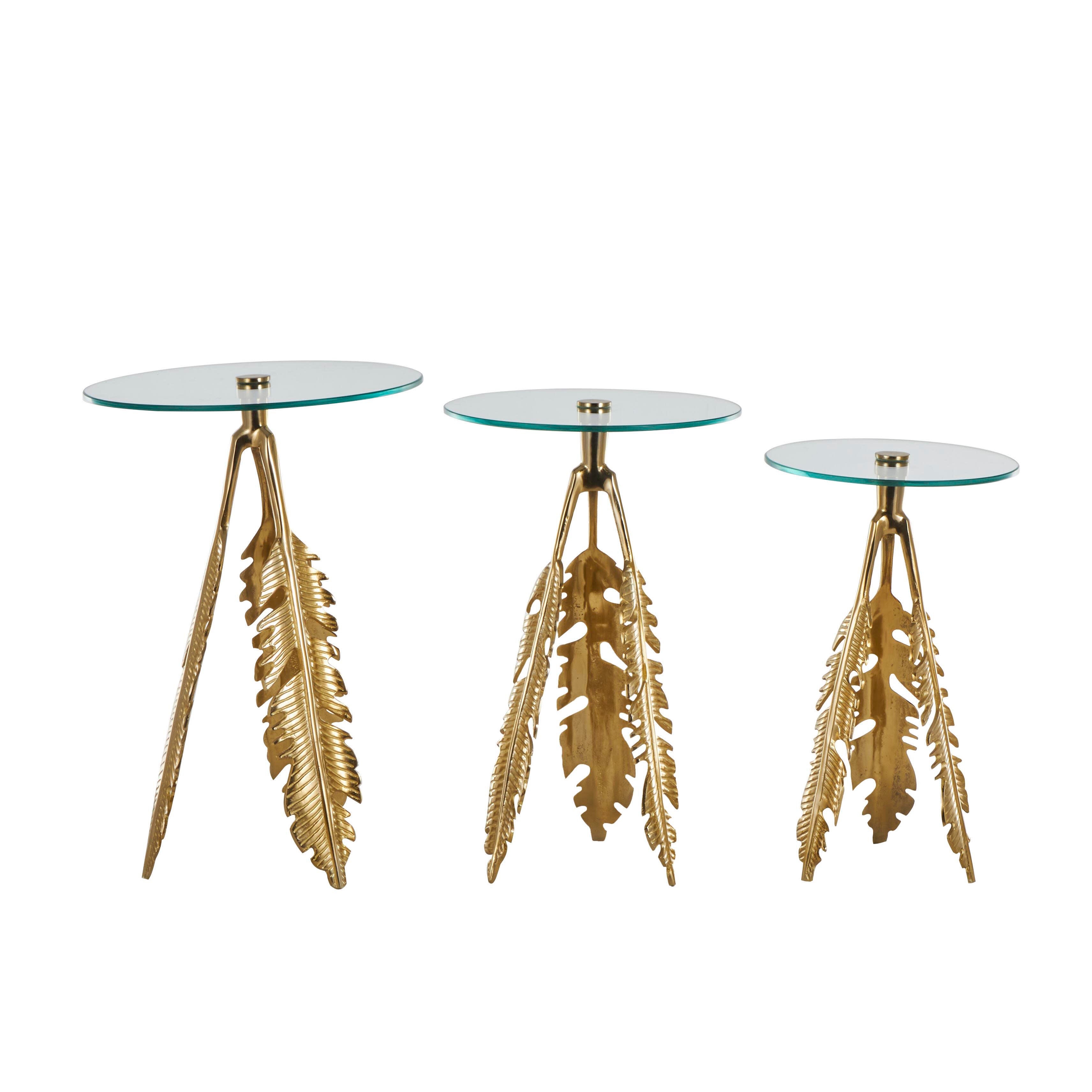 Bayberry Lane Leaf Accent Table, , large