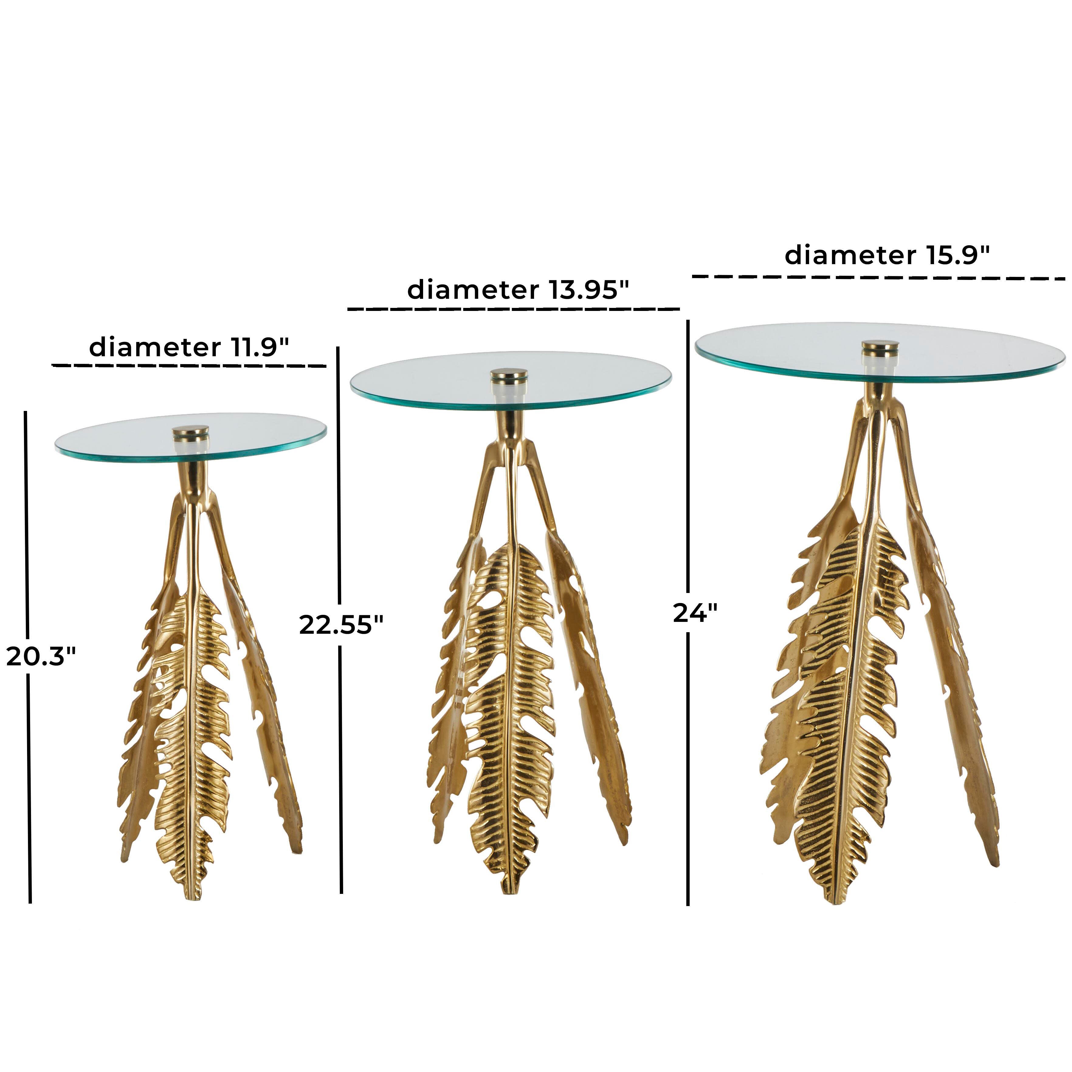Bayberry Lane Leaf Accent Table, , large