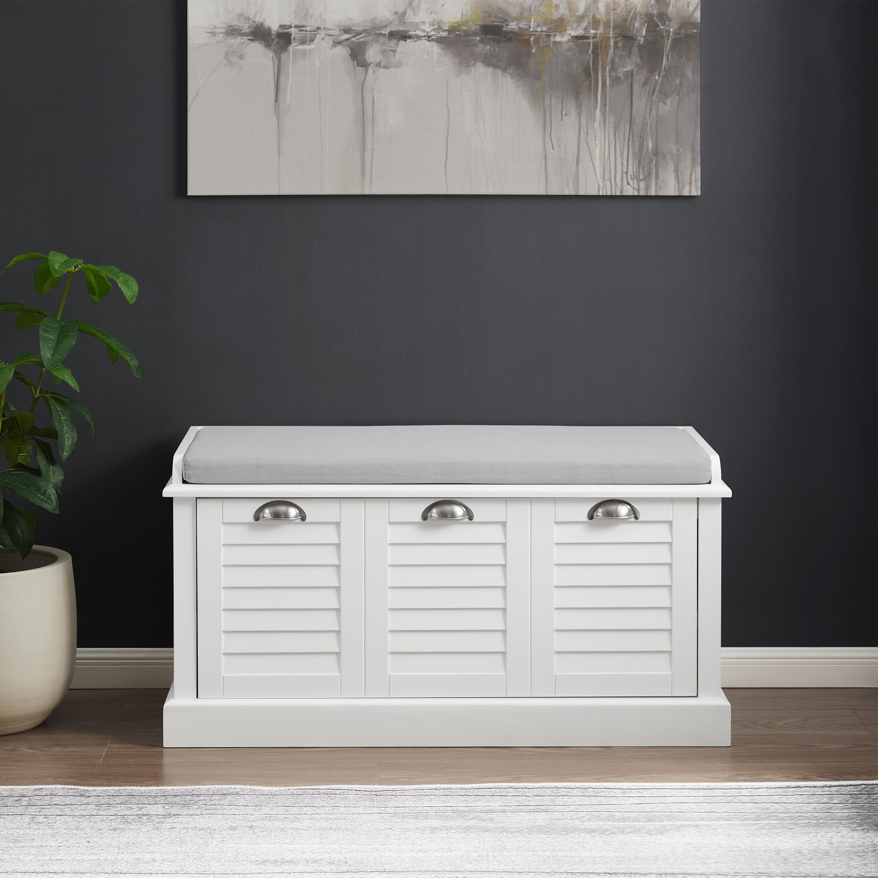 Crosley Furniture Ellison Entryway Storage Bench - Thumbnail 3