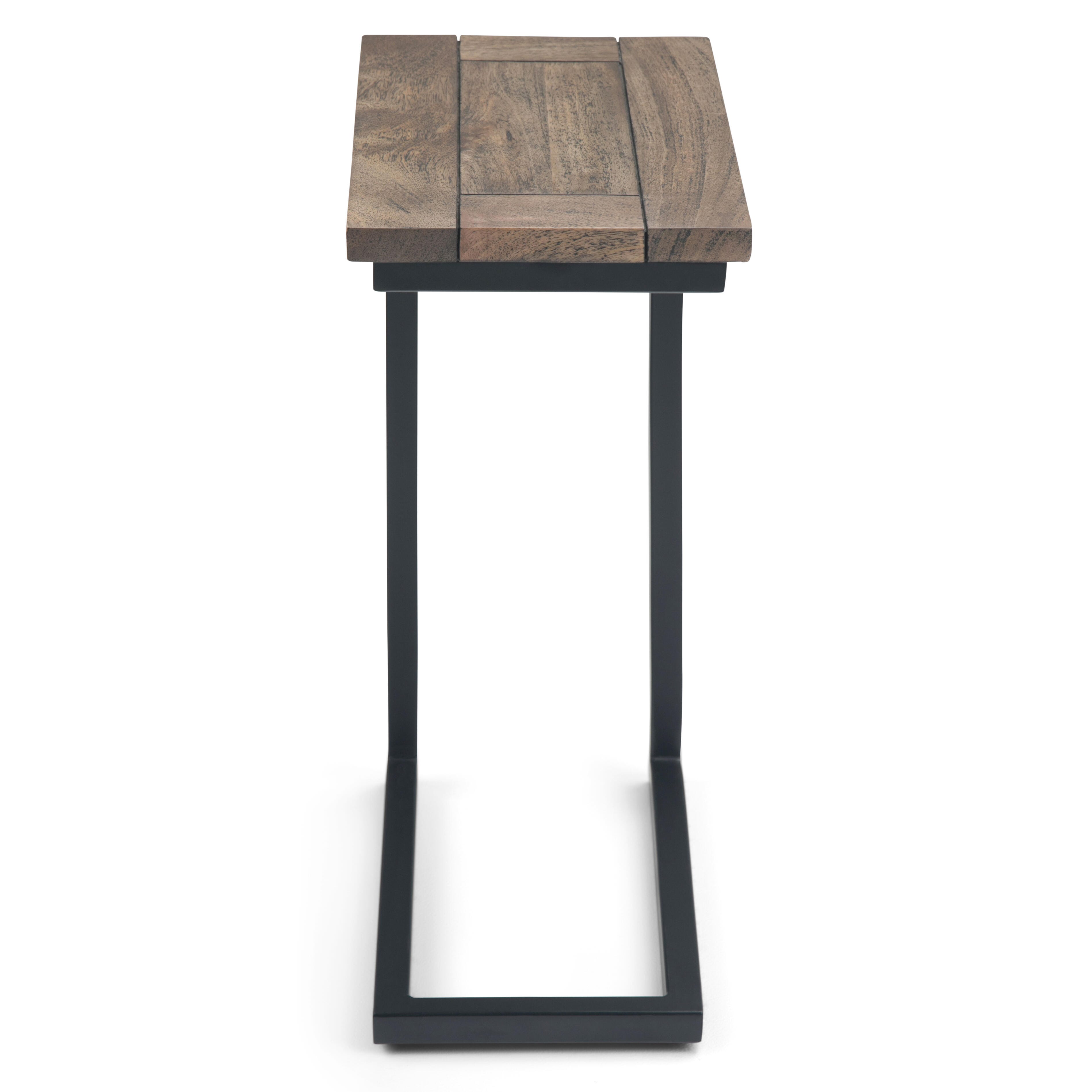 Simpli Home Skyler C Side Table, Beach Brown, large