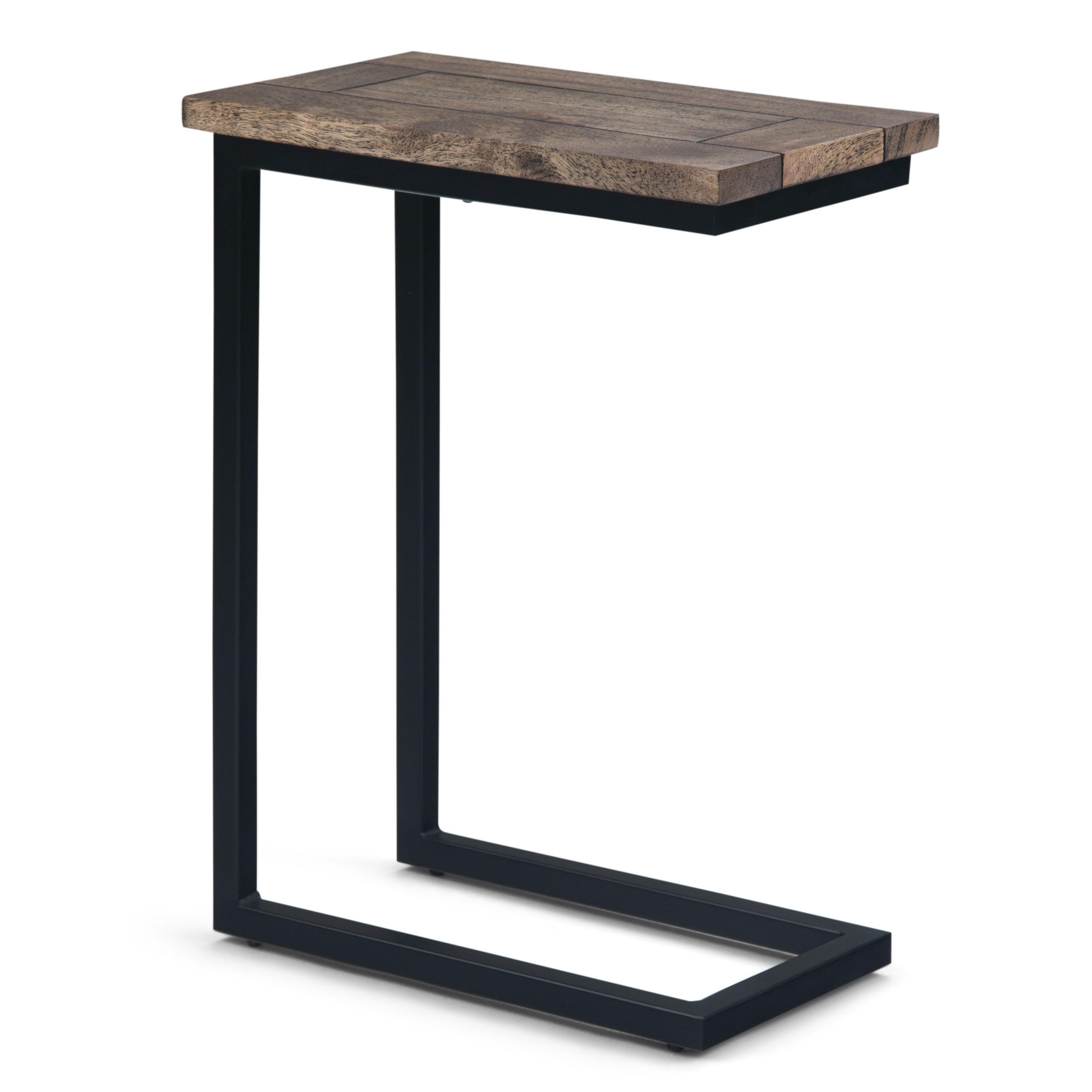 Simpli Home Skyler C Side Table, Beach Brown, large