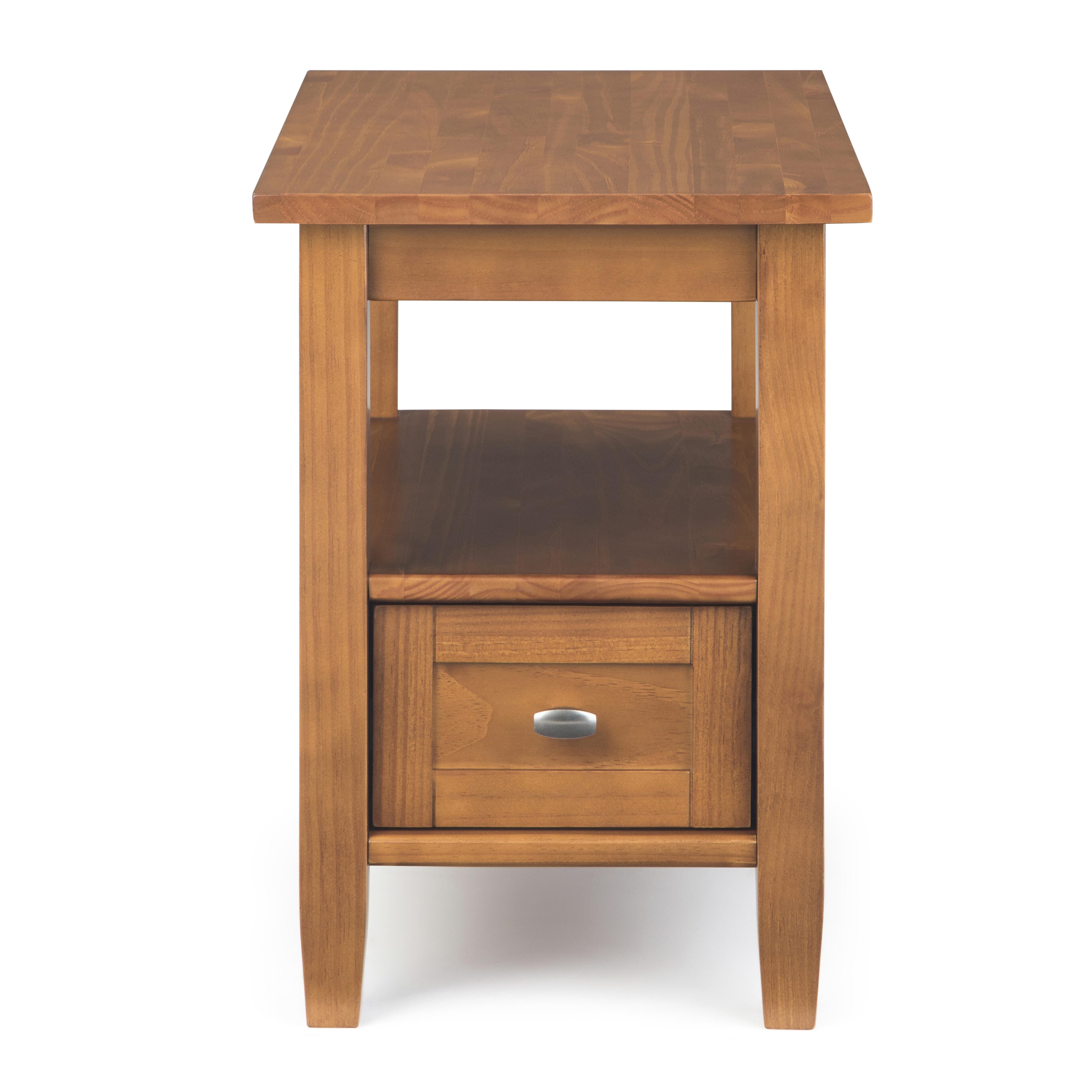 Simpli Home Warm Shaker Narrow Accent Side Table | Ashley