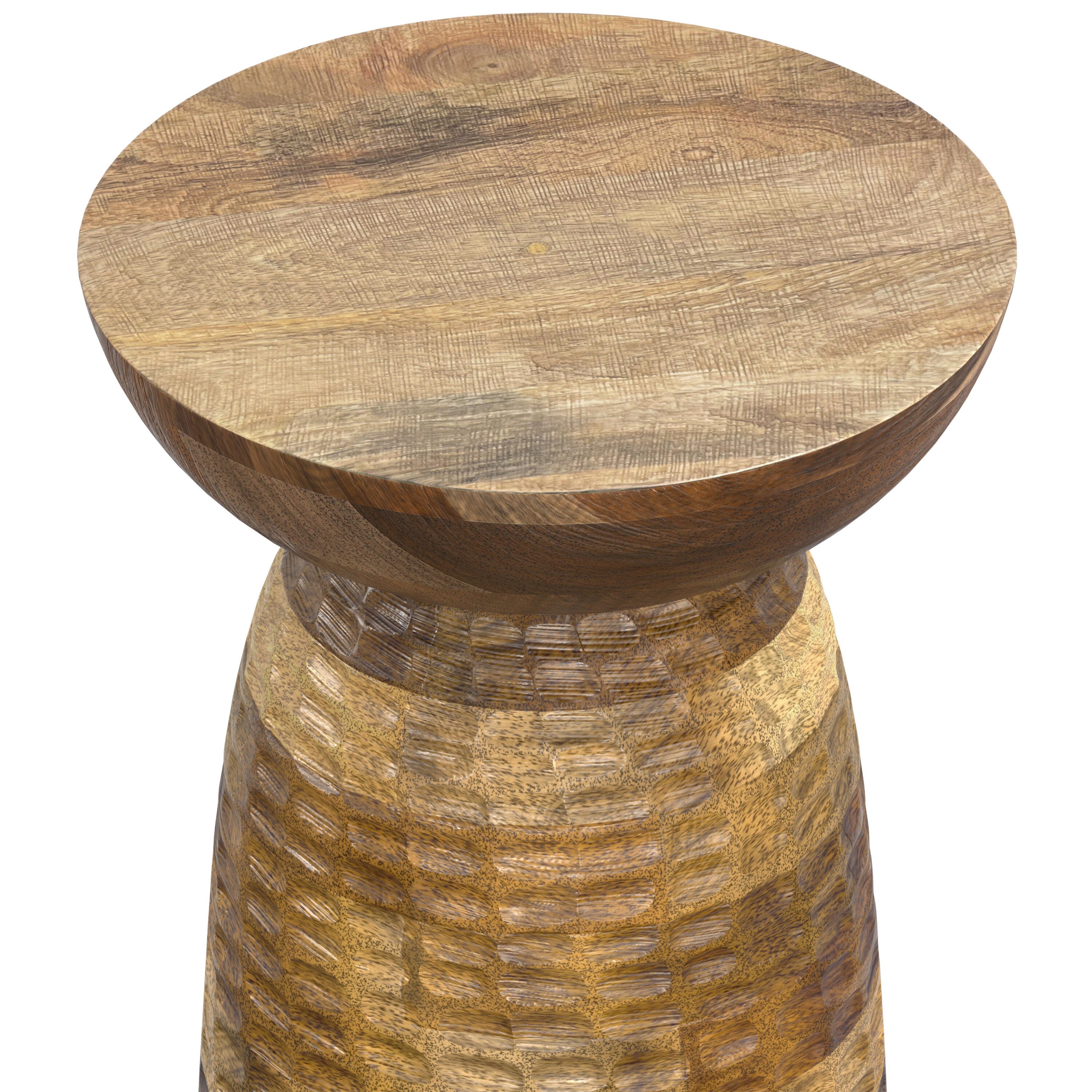 Simpli Home Boyd Wooden Accent Table, Natural, large