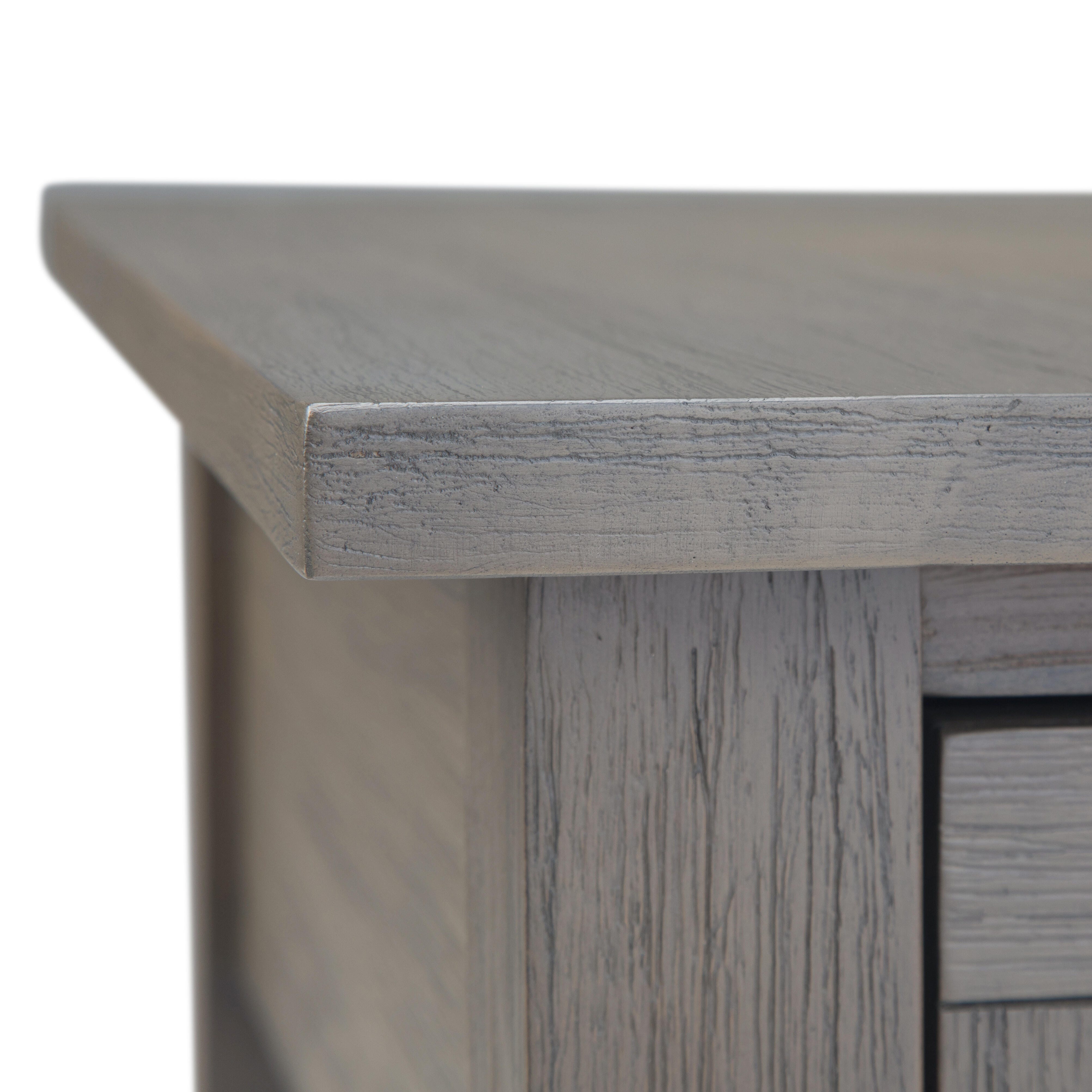 Simpli Home Monroe Narrow Accent Side Table, Farmhouse Gray, large
