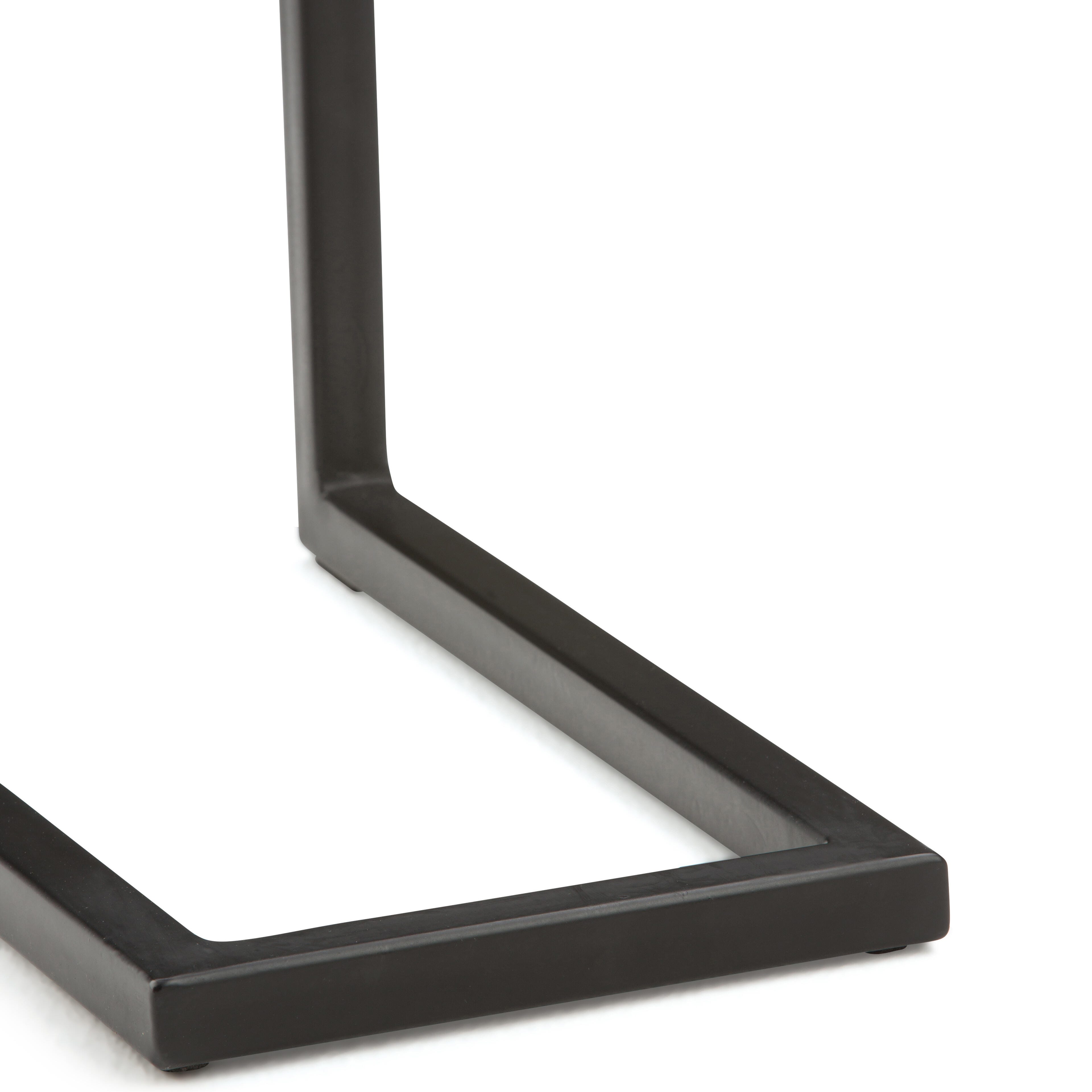 Simpli Home Skyler C Side Table, Dark Cognac Brown, large