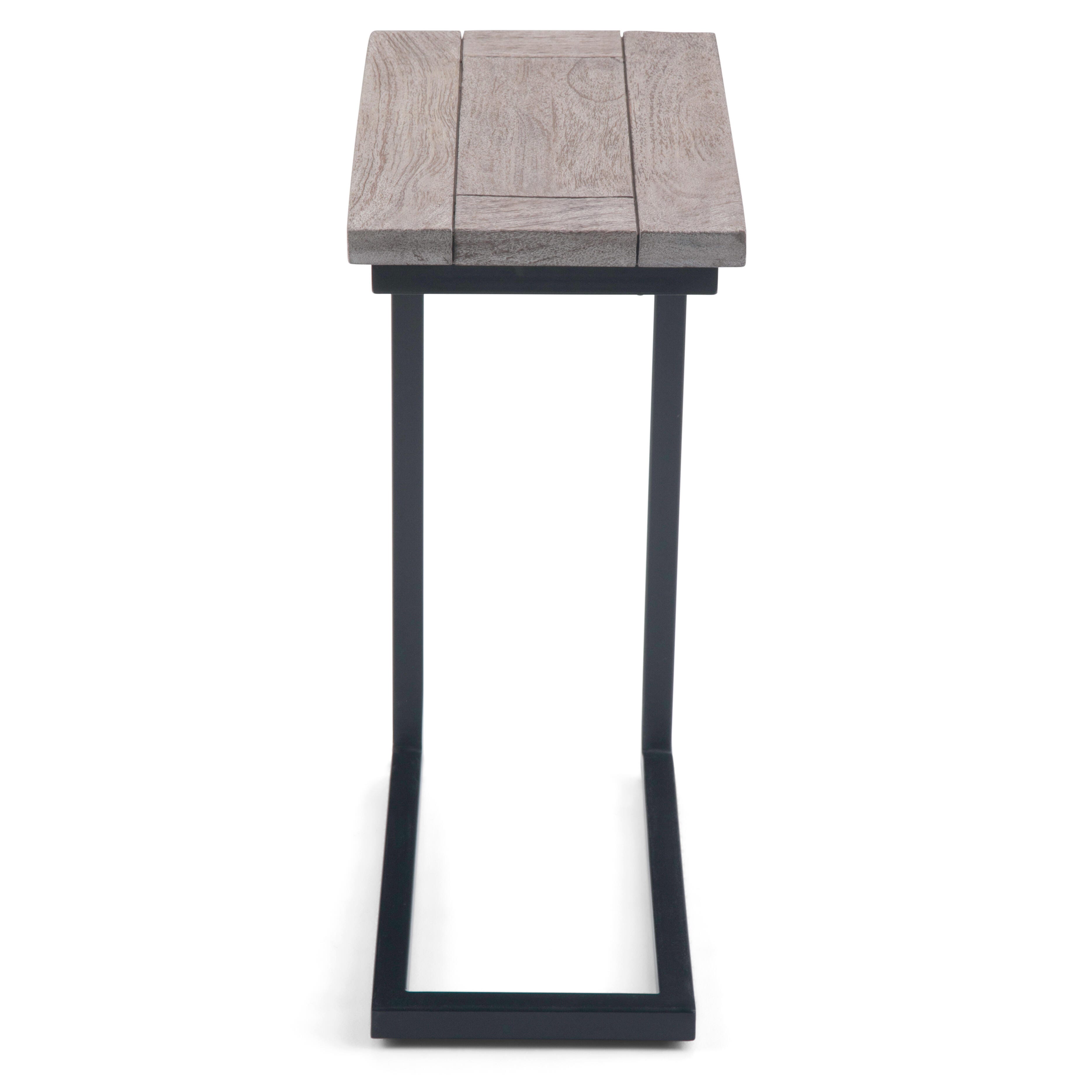 Simpli Home Skyler C Side Table, Birch, large