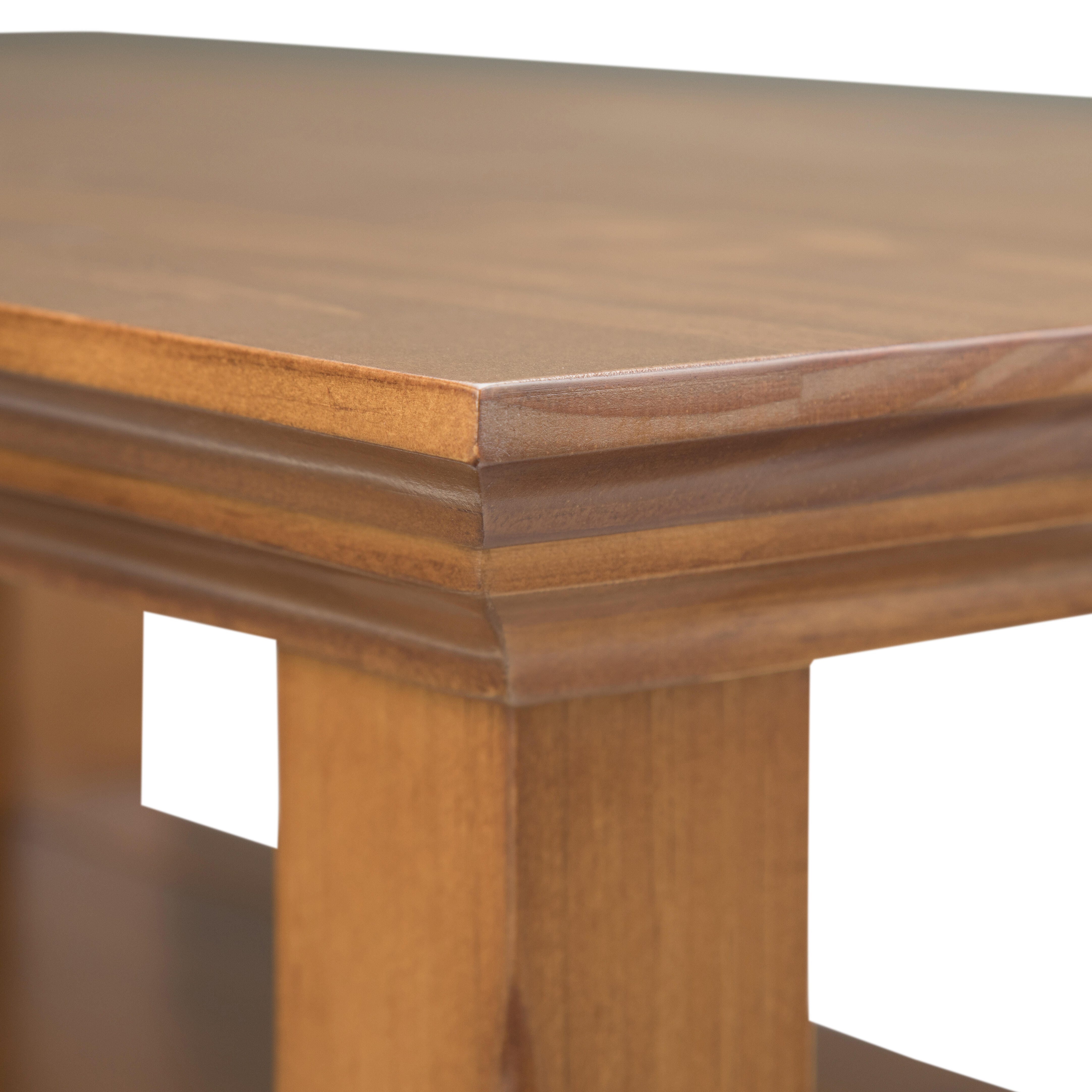 Simpli Home Acadian Narrow Accent Side Table, Light Golden Brown, large