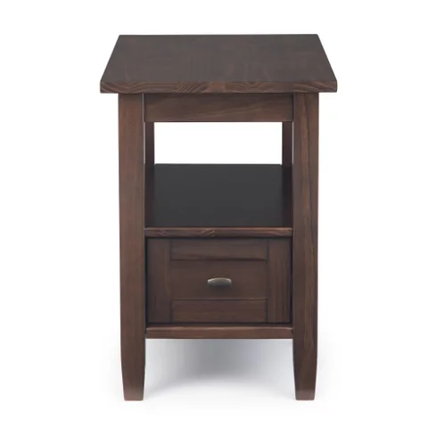 tobacco brown end table Warm Shaker Nightstand or a cup of coffee Bernhardt Vintage Patina End Table