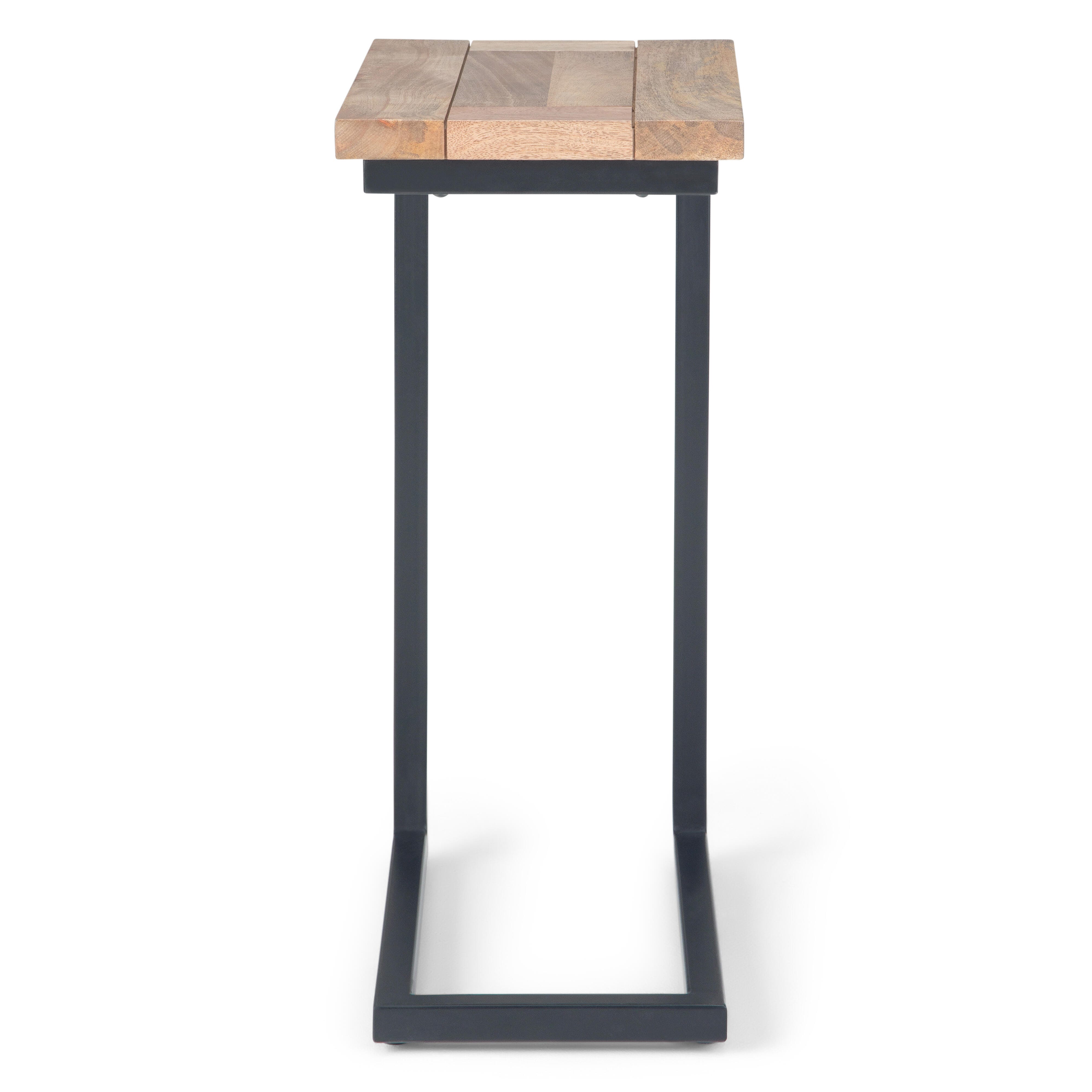 Simpli Home Skyler C Side Table, Natural, large