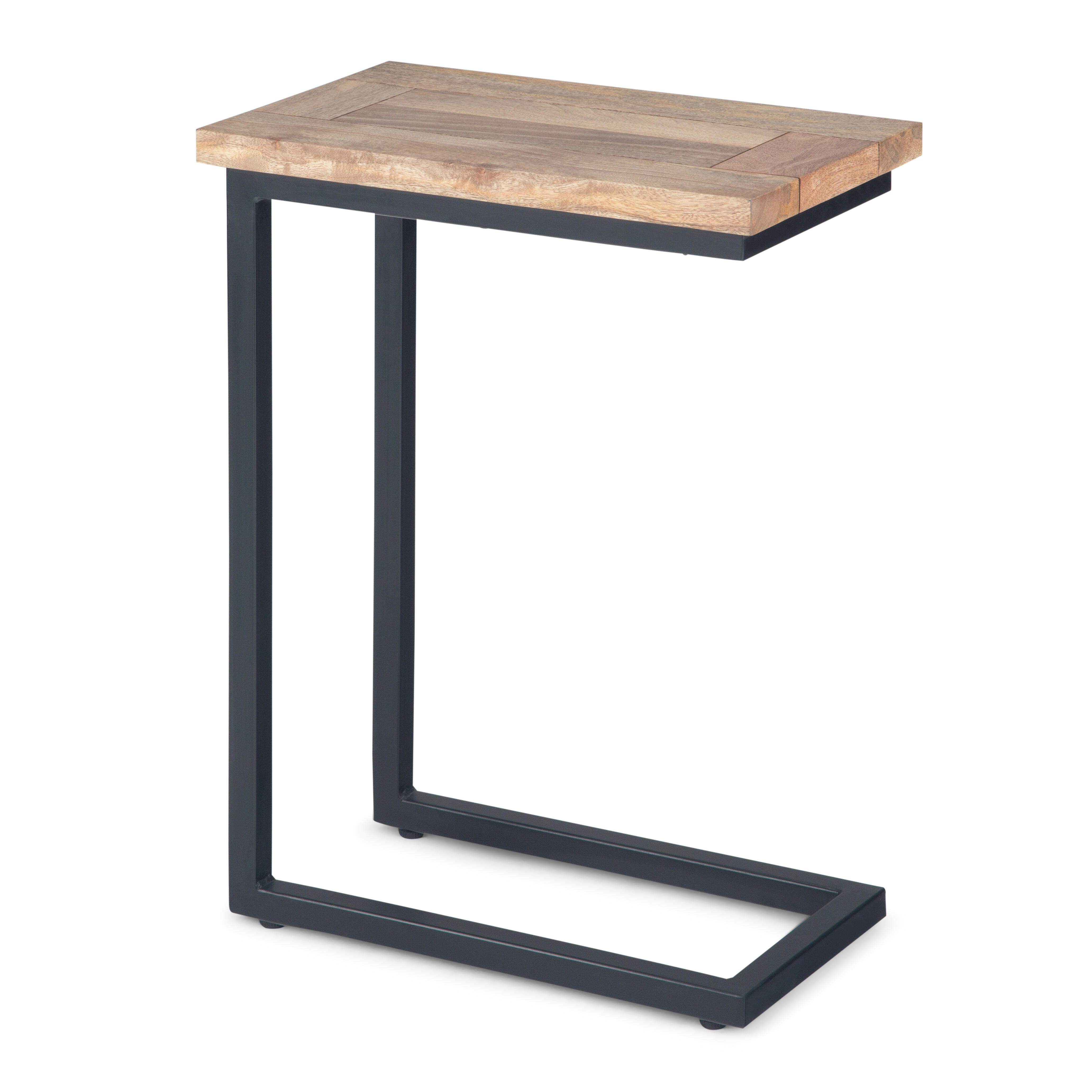 Simpli Home Skyler C Side Table, Natural, large