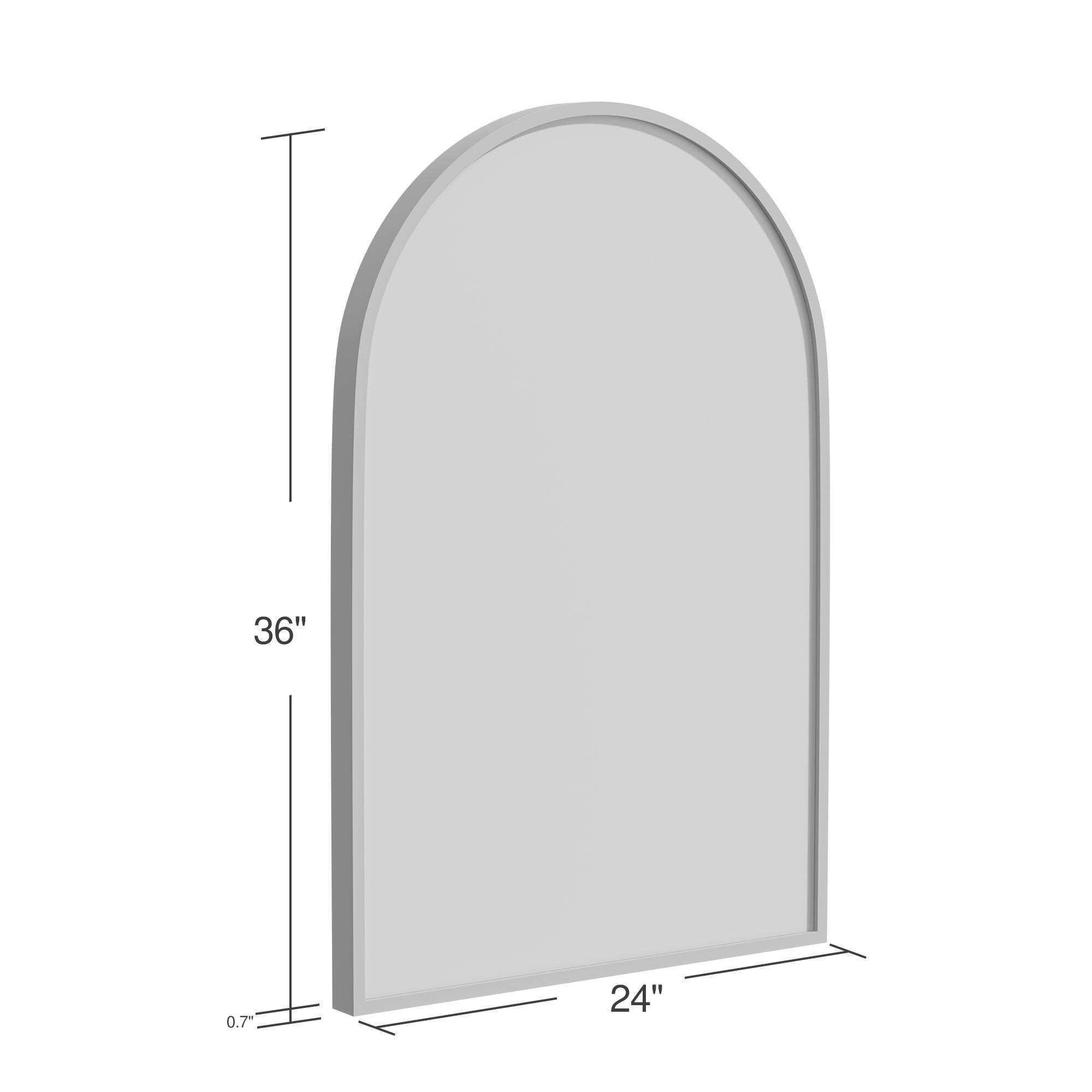 Feronia Classic Arched Bathroom Vanity Mirrors Set of 2, Gold, large