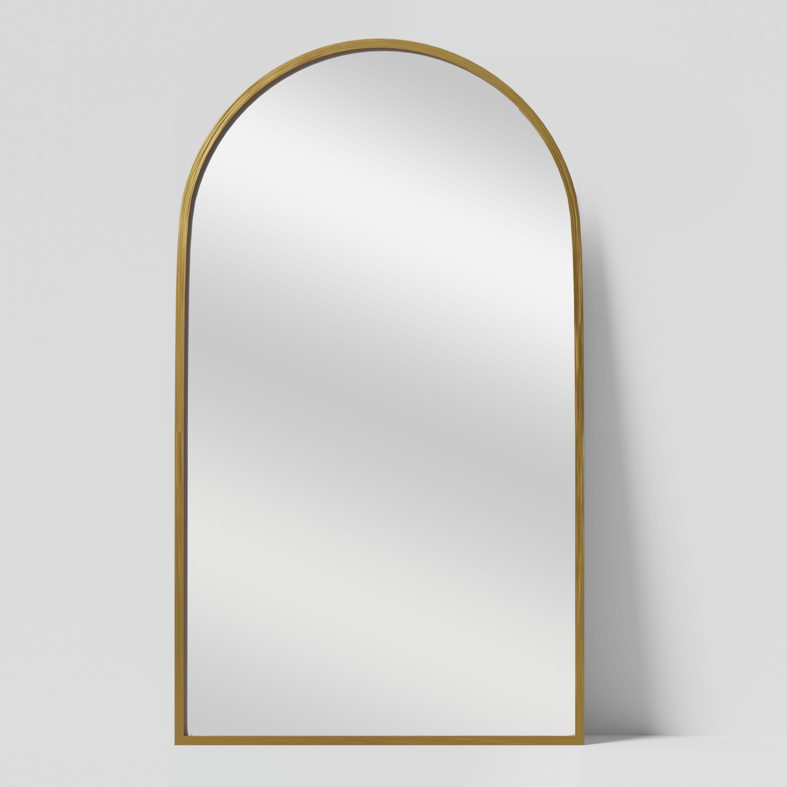 Feronia 67" Standing Floor Mirror, Gold, large