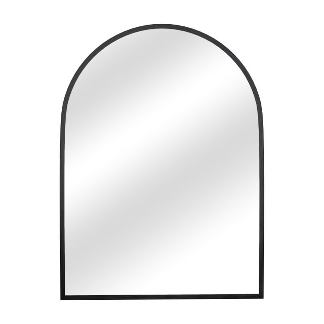 Feronia 32" Arched Bathroom Wall Mirror (Set of 2), Black