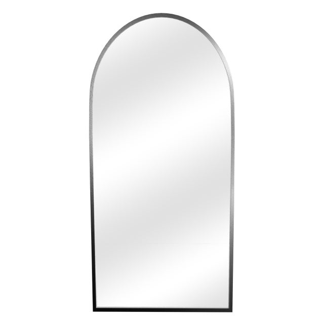 Feronia 47" Arched Bathroom Wall Mirror (Set of 2), Black